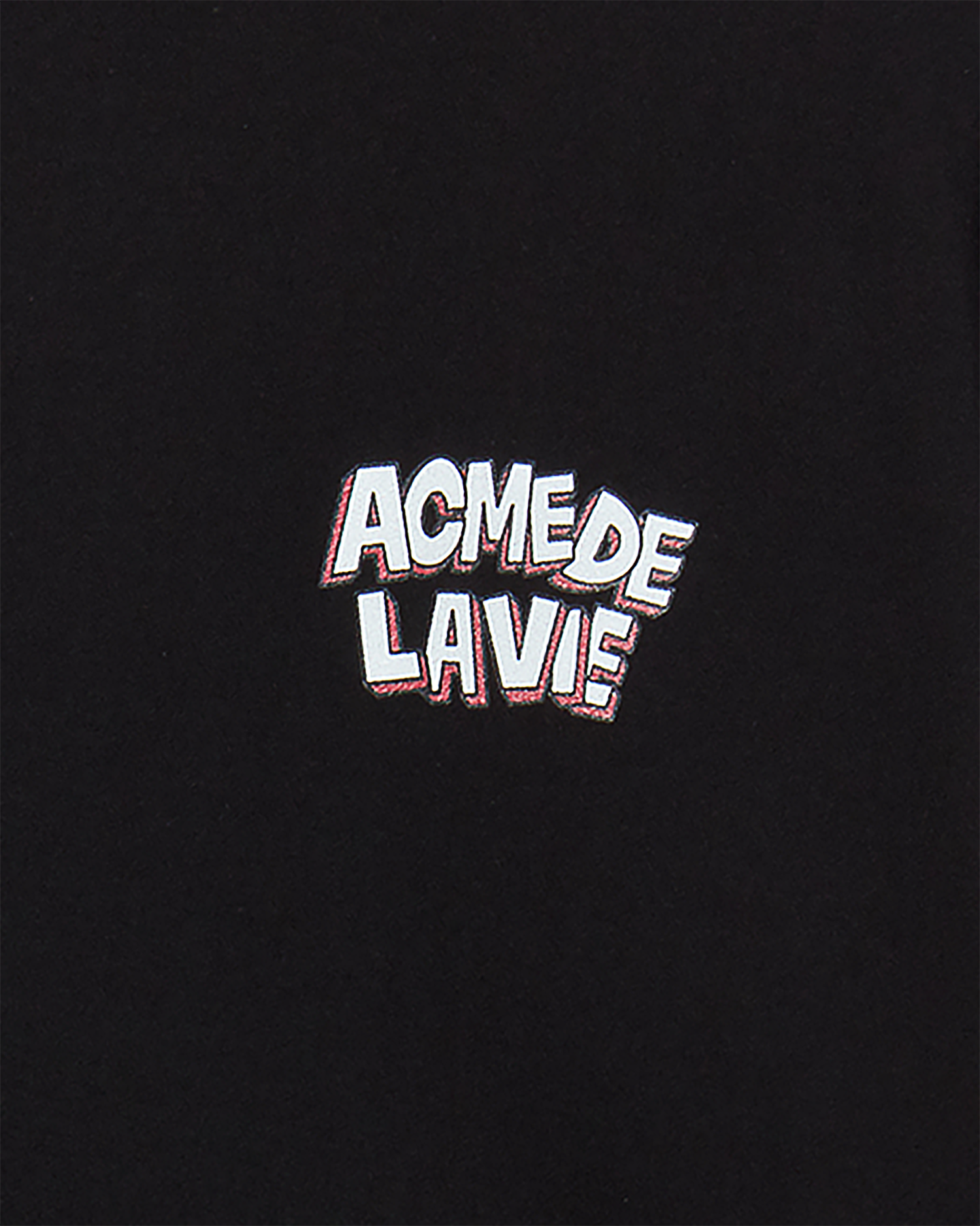 ADLV - Áo Thun Dài Tay AC Bear Graffiti Đen
