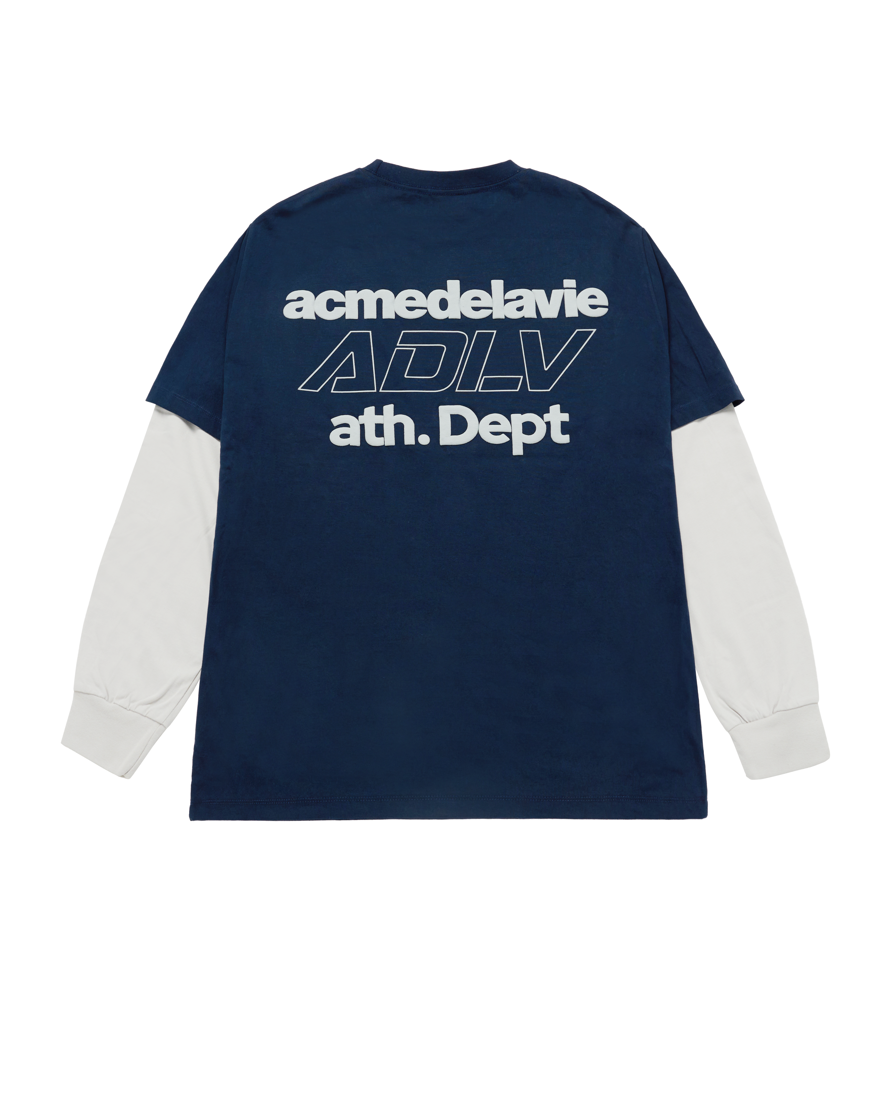 ADLV - Áo Thun Dài Tay Double Layer ADLV Xanh navy