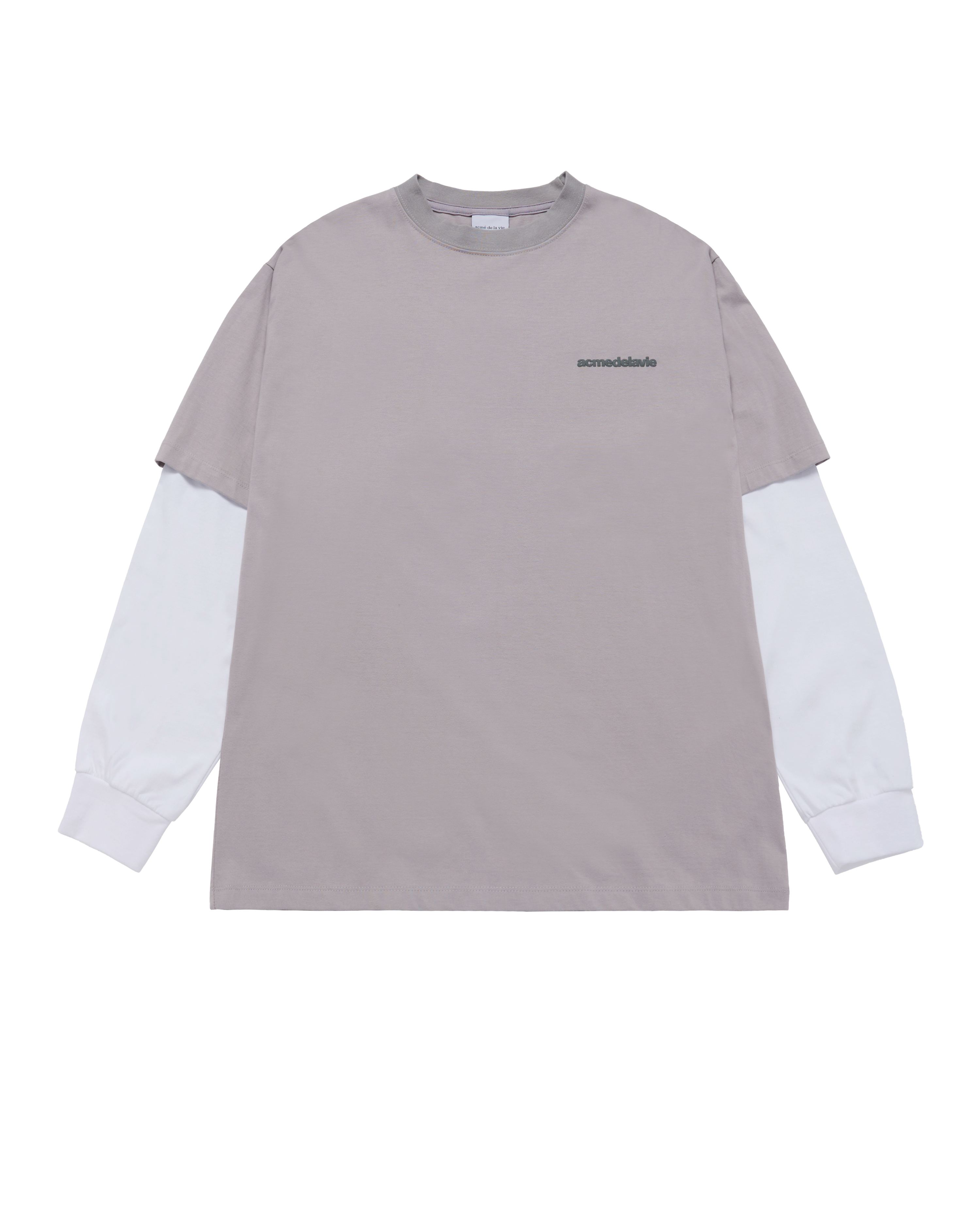 Áo Thun Dài Tay Double Layer ADLV Xám