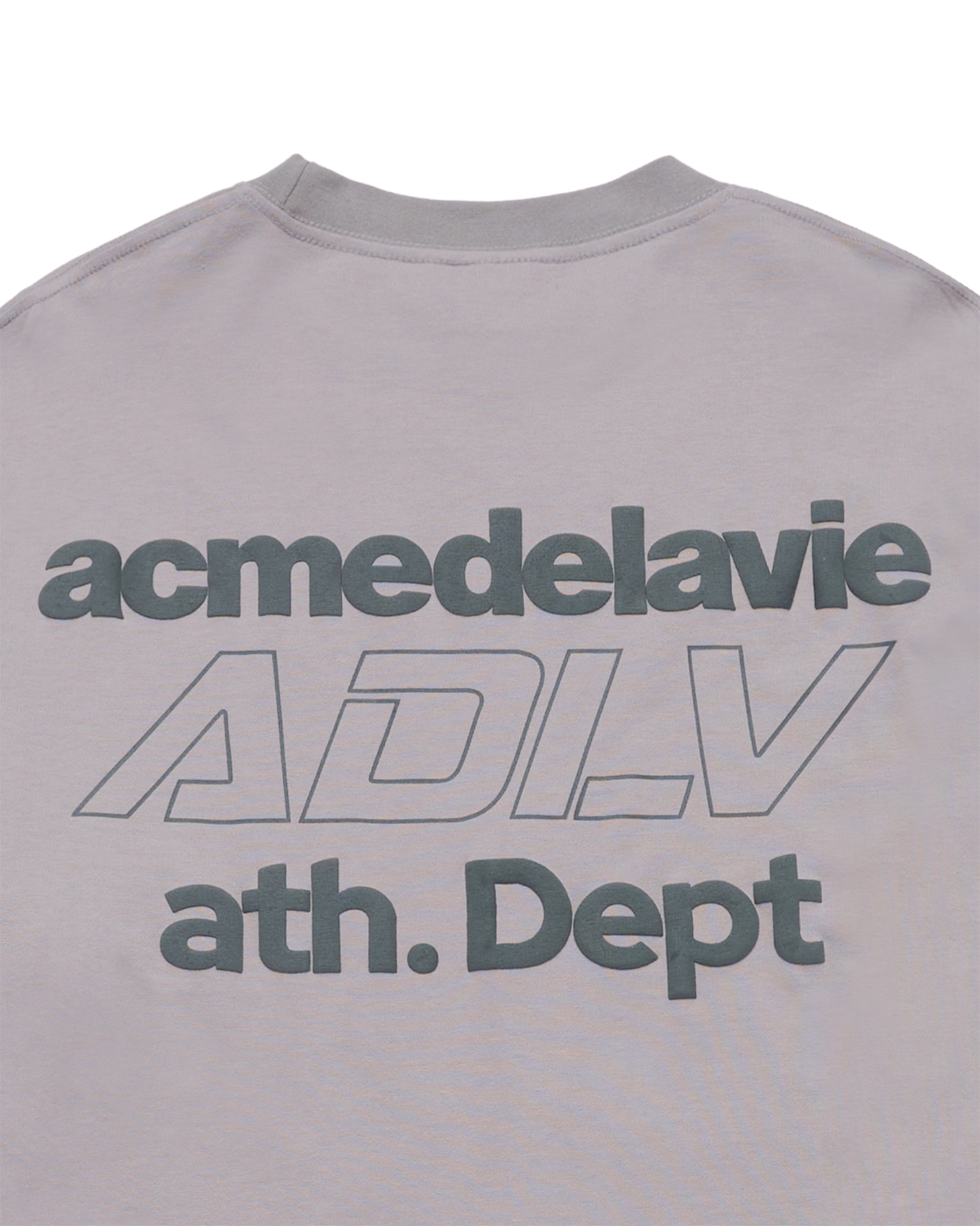 ADLV - Áo Thun Dài Tay Double Layer ADLV Xám