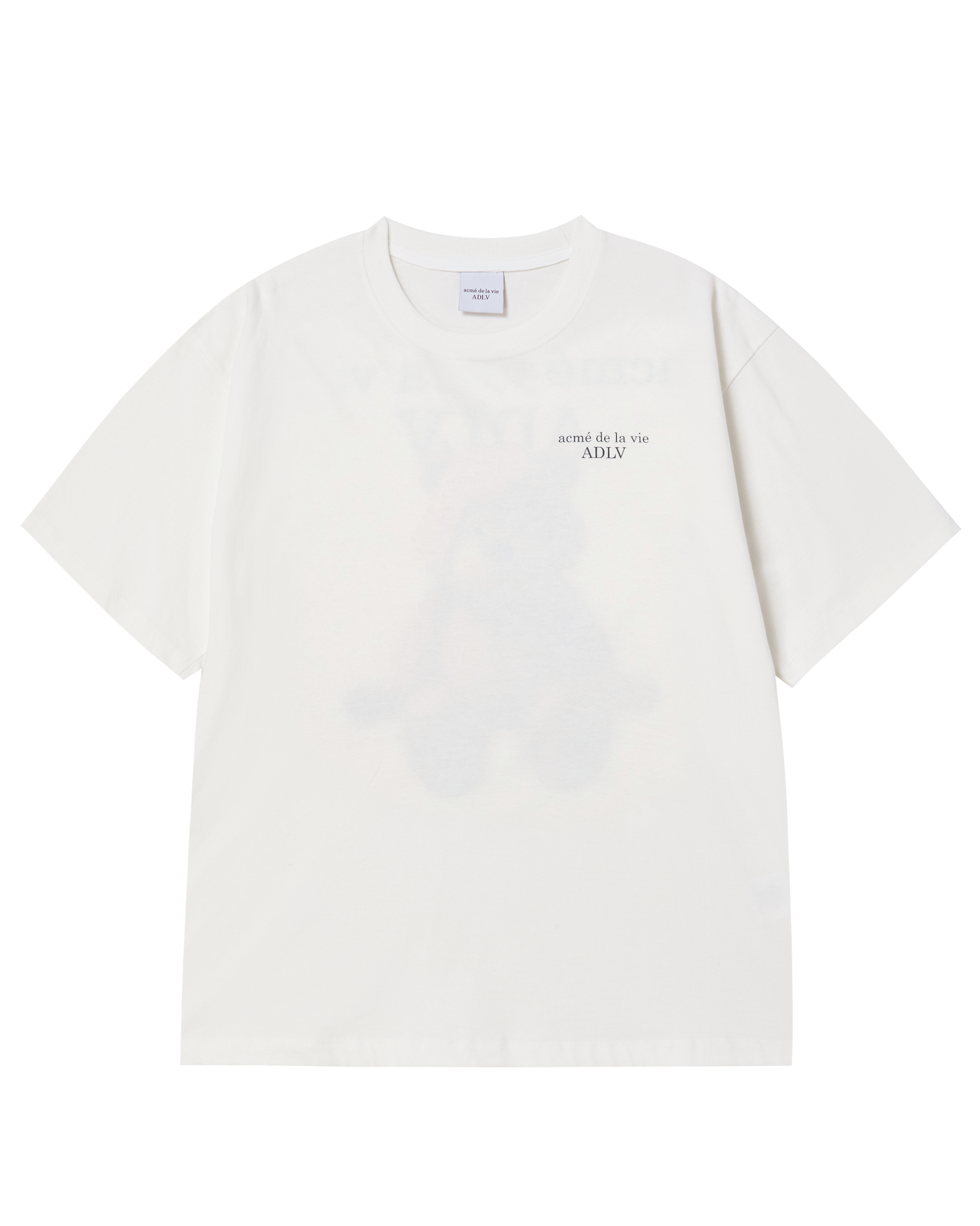 ADLV - Áo Thun AC Bear Basic Logo Kem