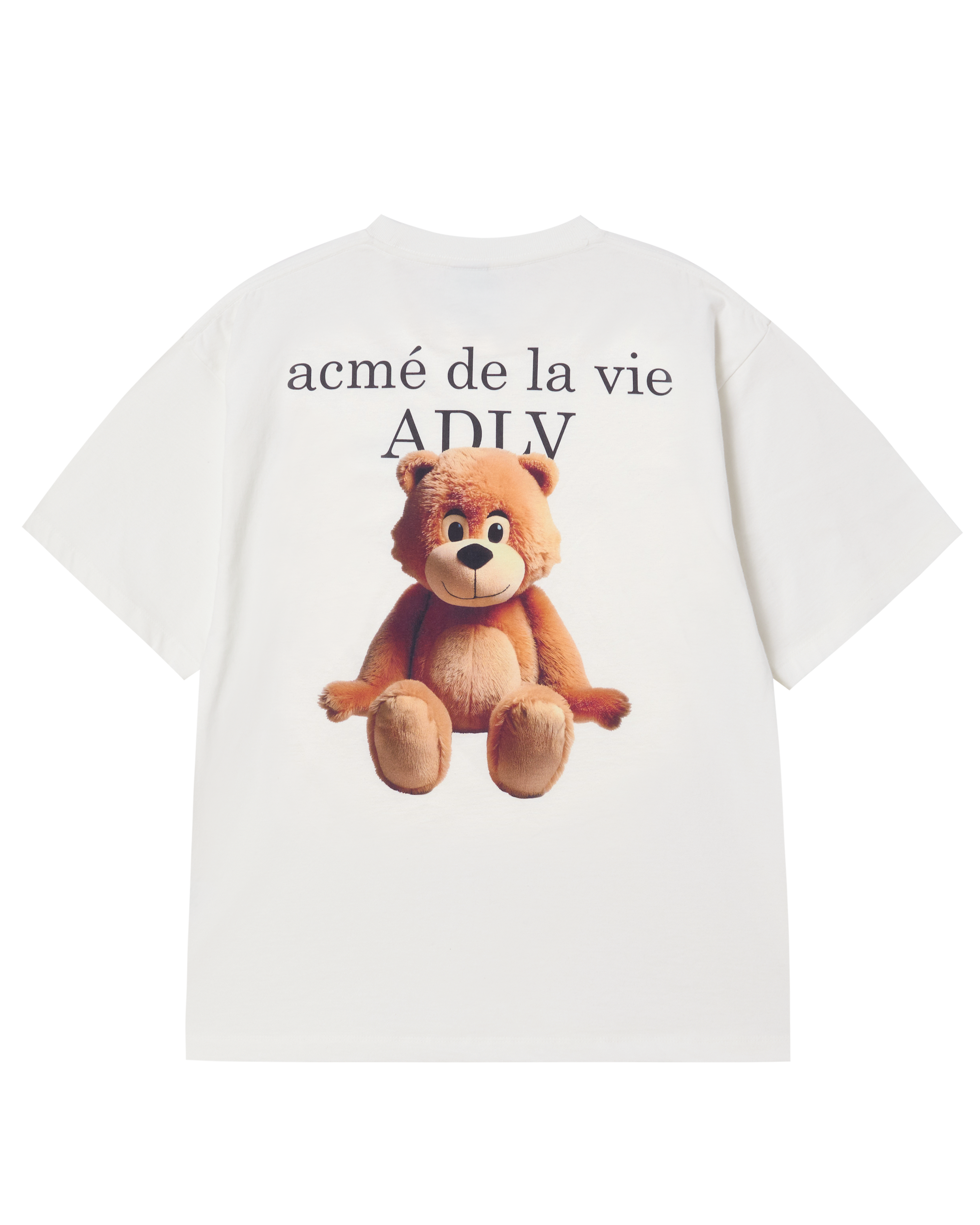 ADLV - Áo Thun AC Bear Basic Logo Kem