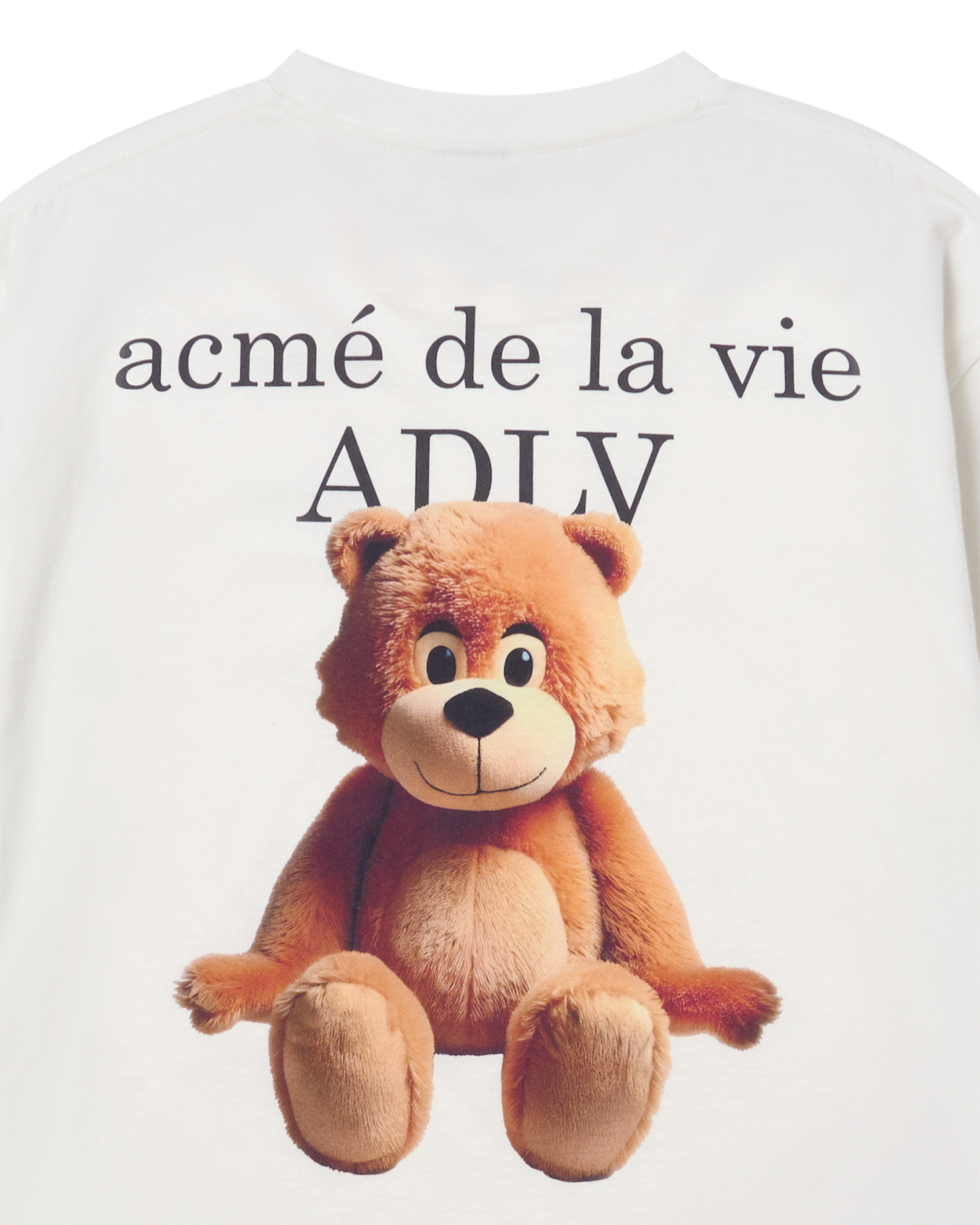 ADLV - Áo Thun AC Bear Basic Logo Kem