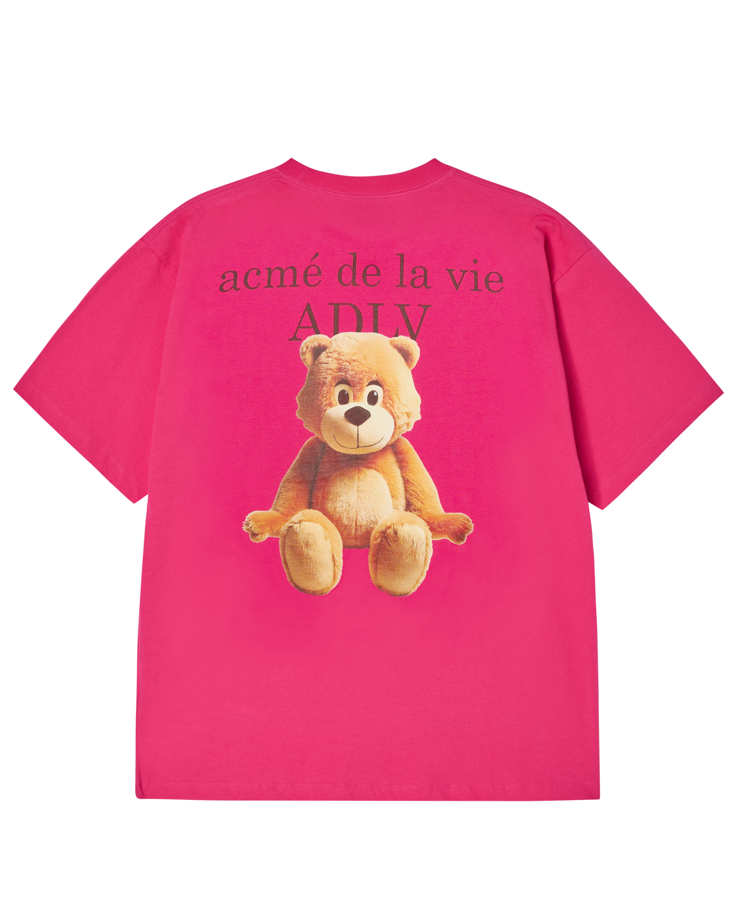 ADLV - Áo Thun AC Bear Basic Logo Hồng