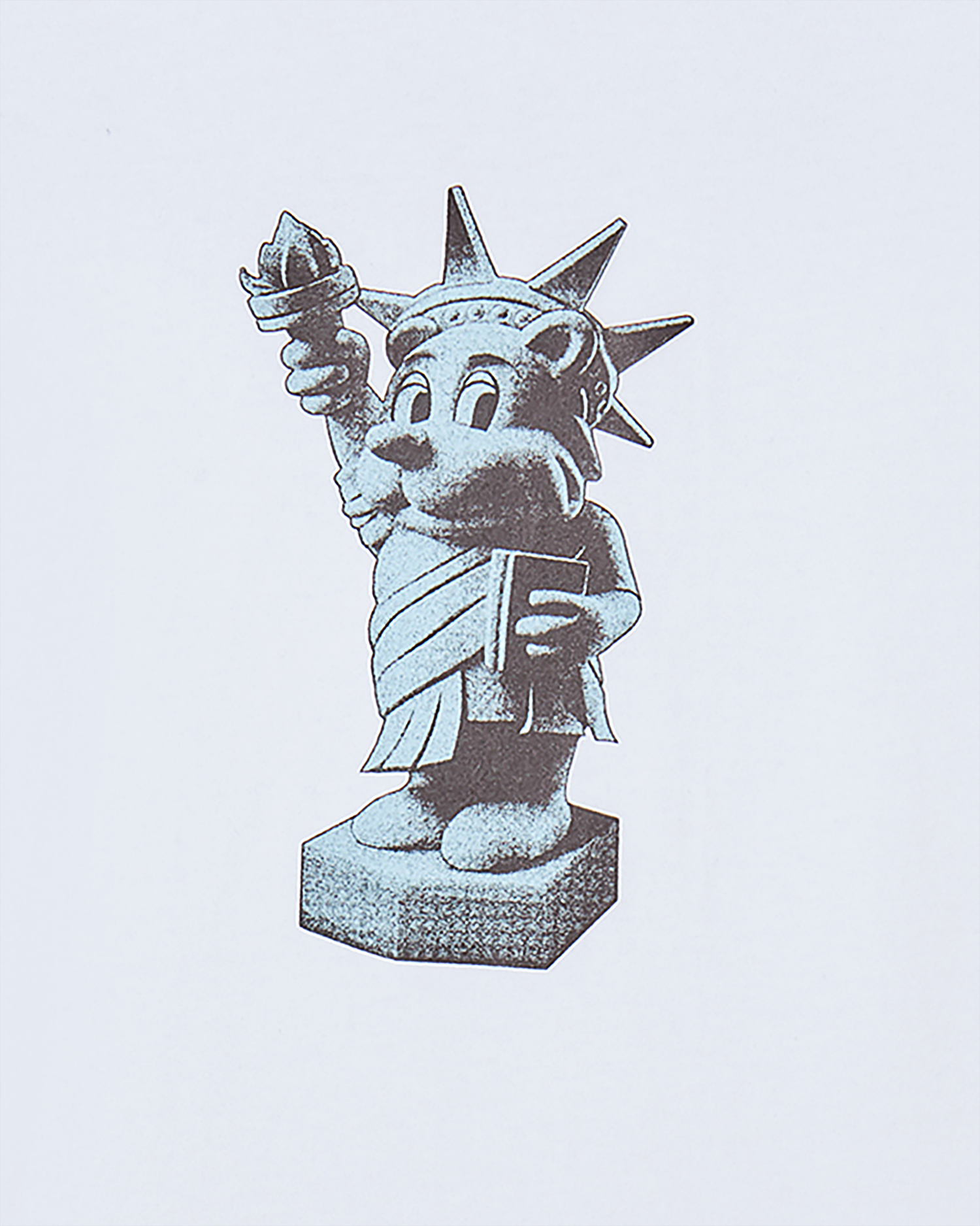 ADLV - Áo Thun AC Bear Statue Of Liberty Trắng