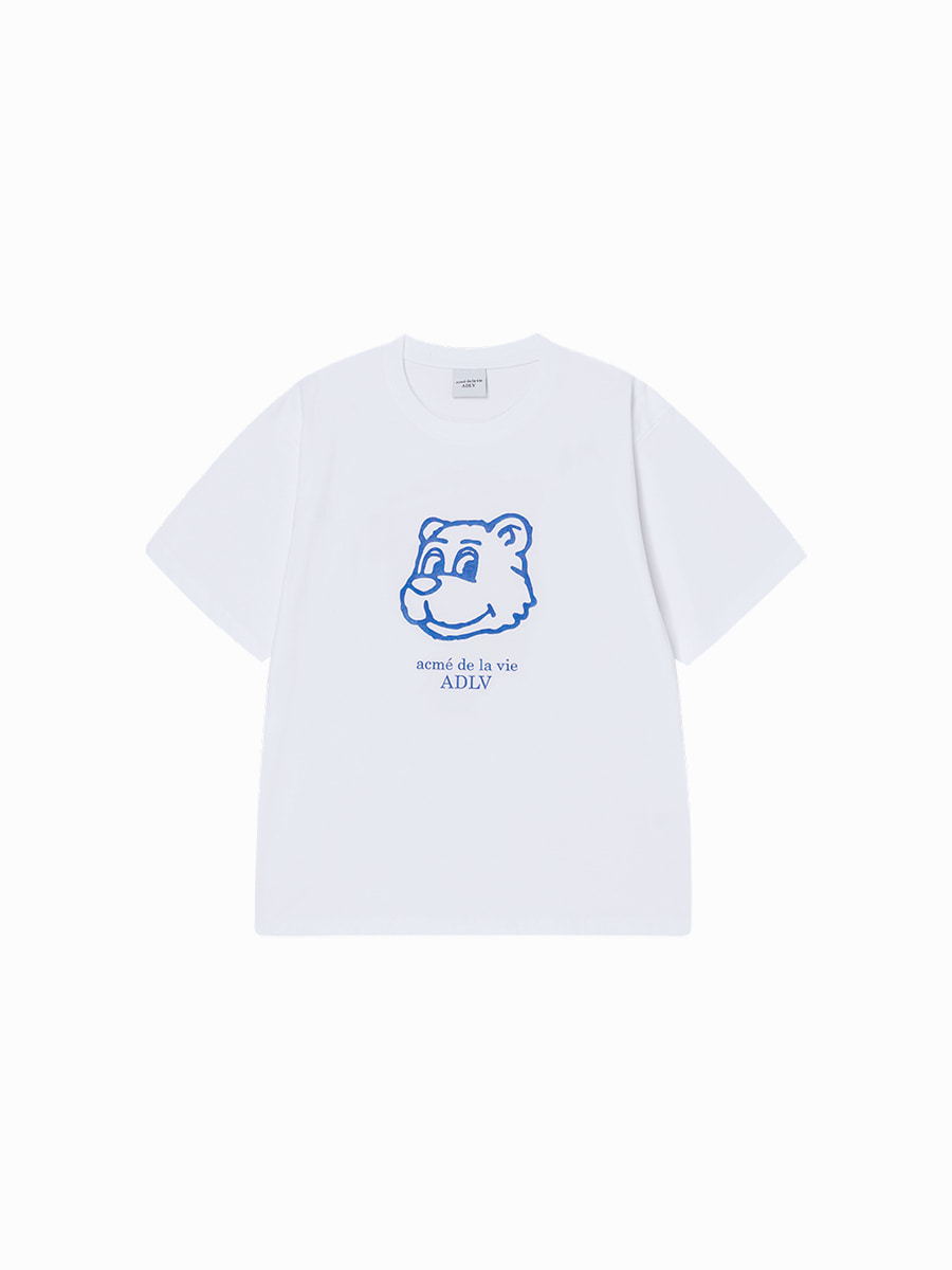 Áo thun AC BEAR Mesh Face Trắng