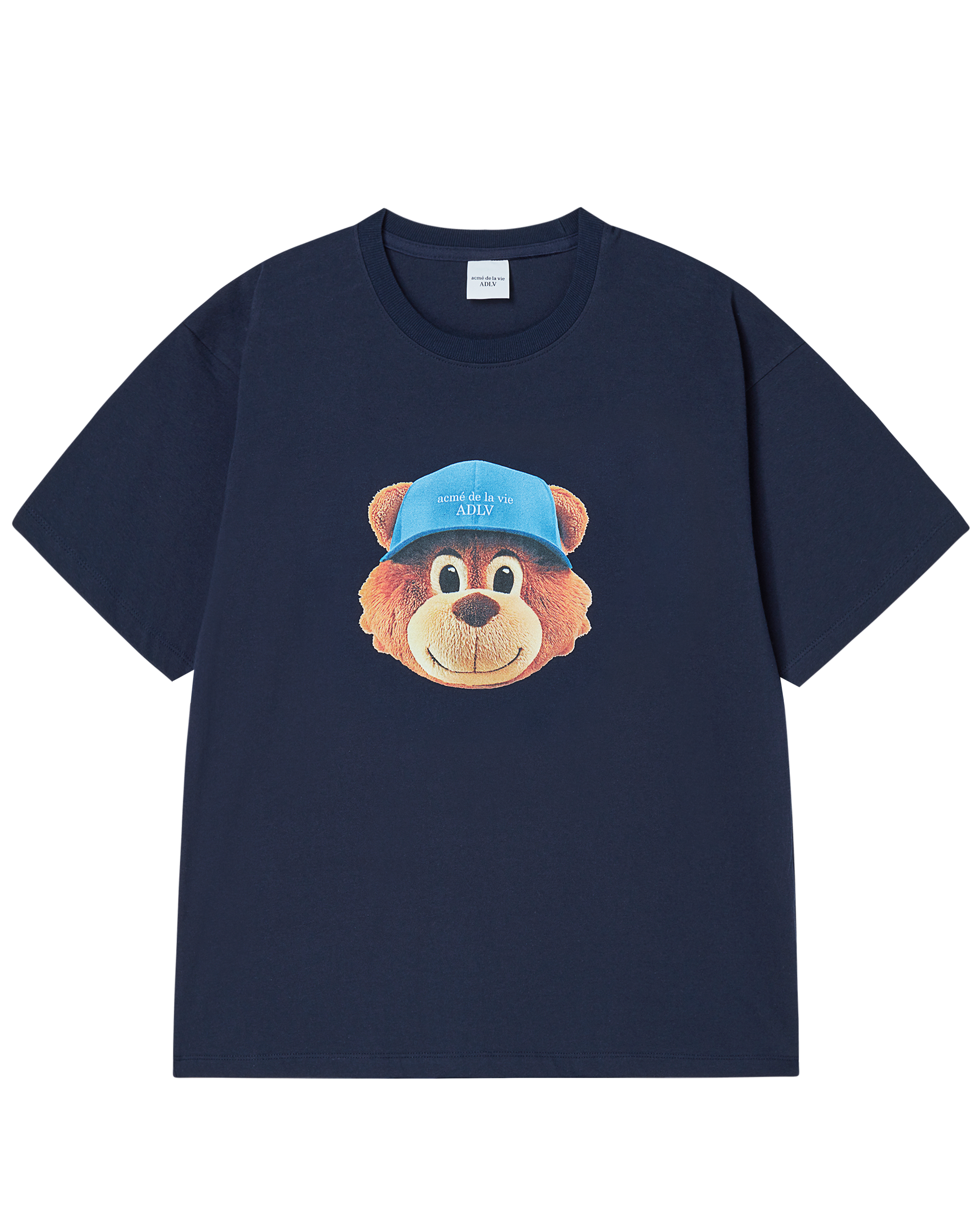Áo Thun 3D AC Bear Face Xanh navy đậm