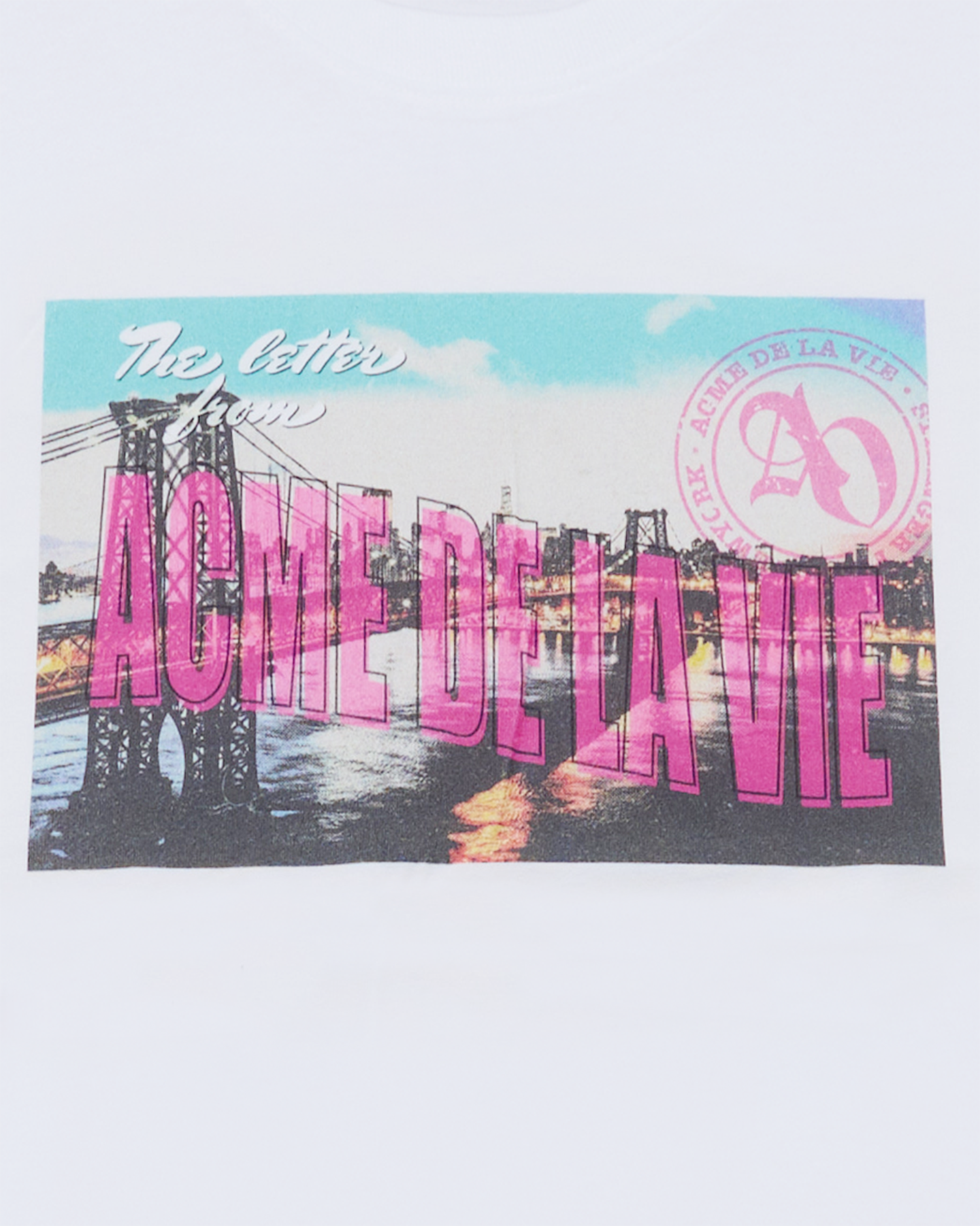 ADLV - Áo Thun NY City Trắng