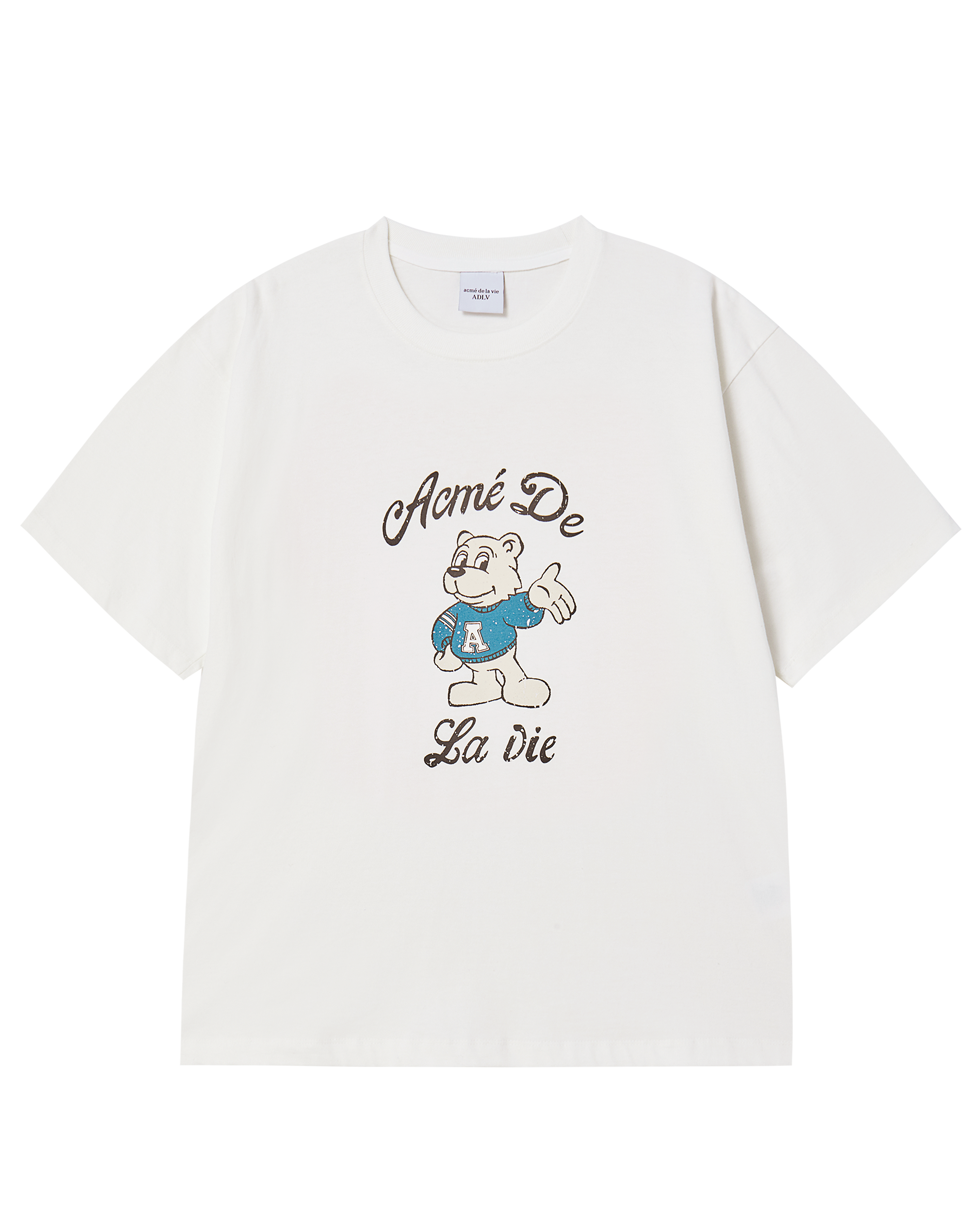 ADLV - Áo Thun AC Bear Welcome Kem