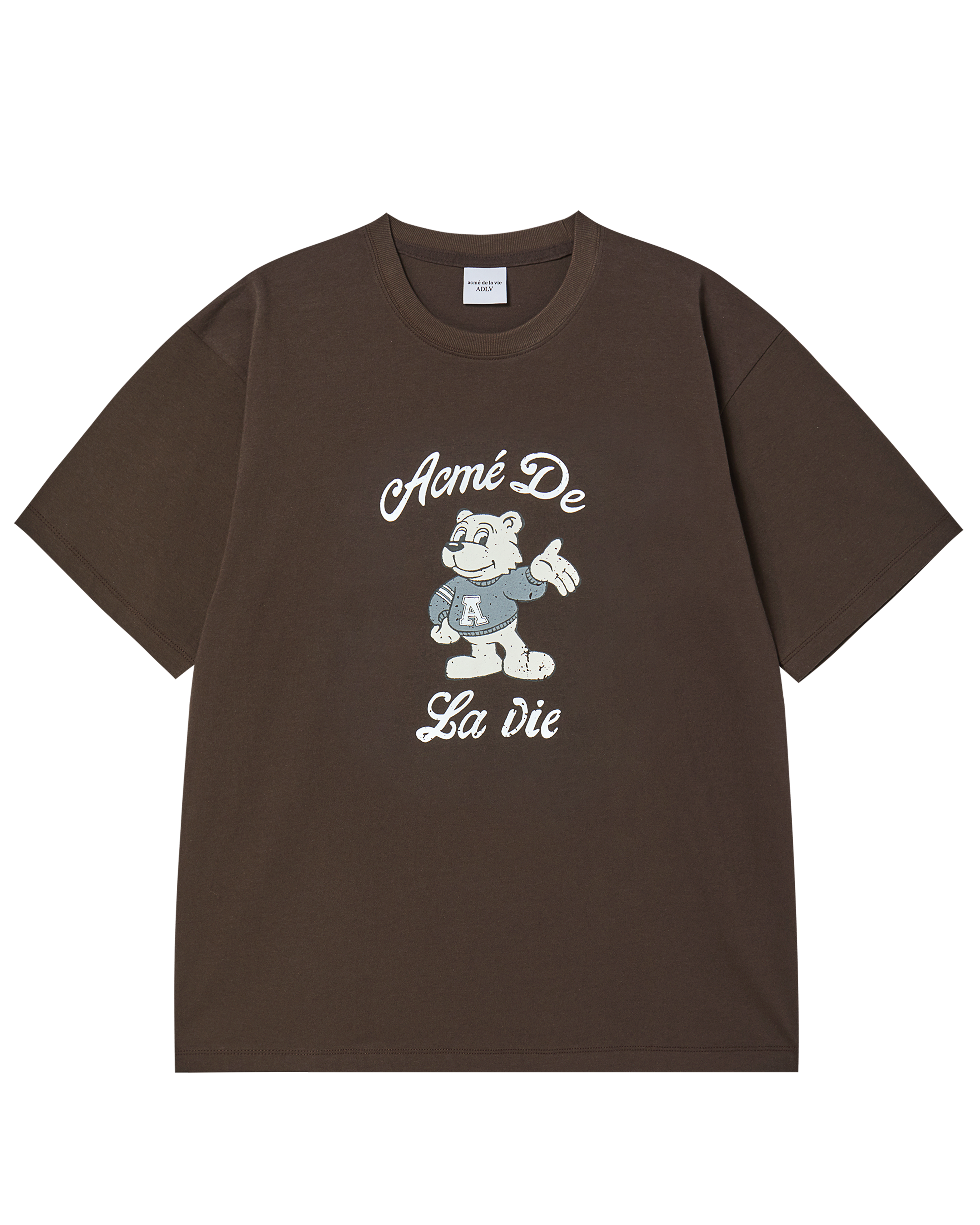 Áo Thun AC Bear Welcome Nâu đậm