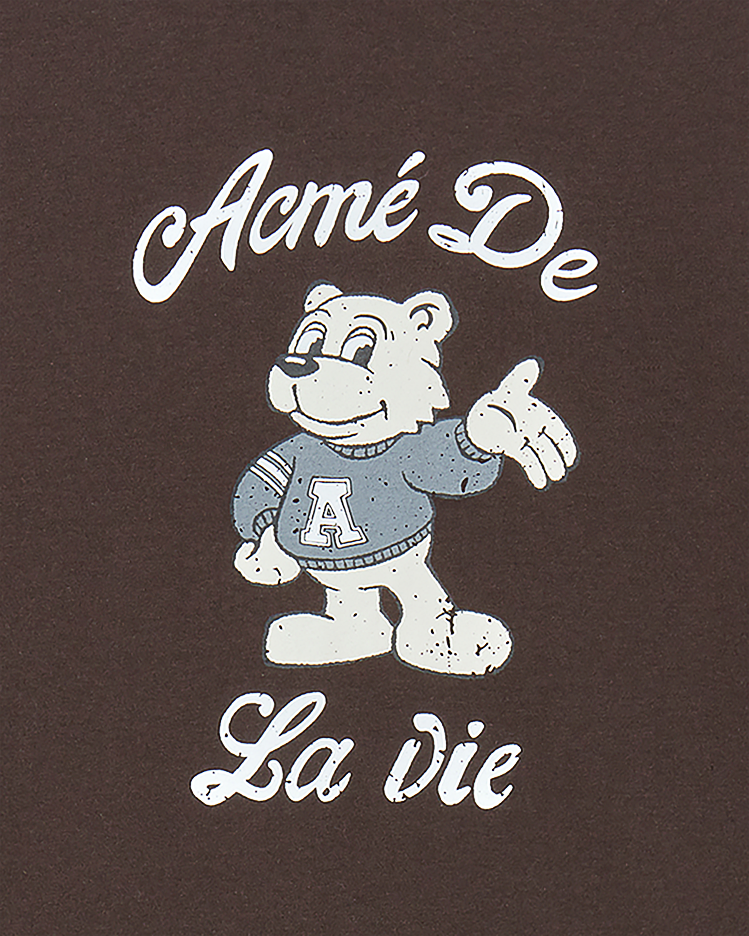 Áo Thun AC Bear Welcome Nâu đậm