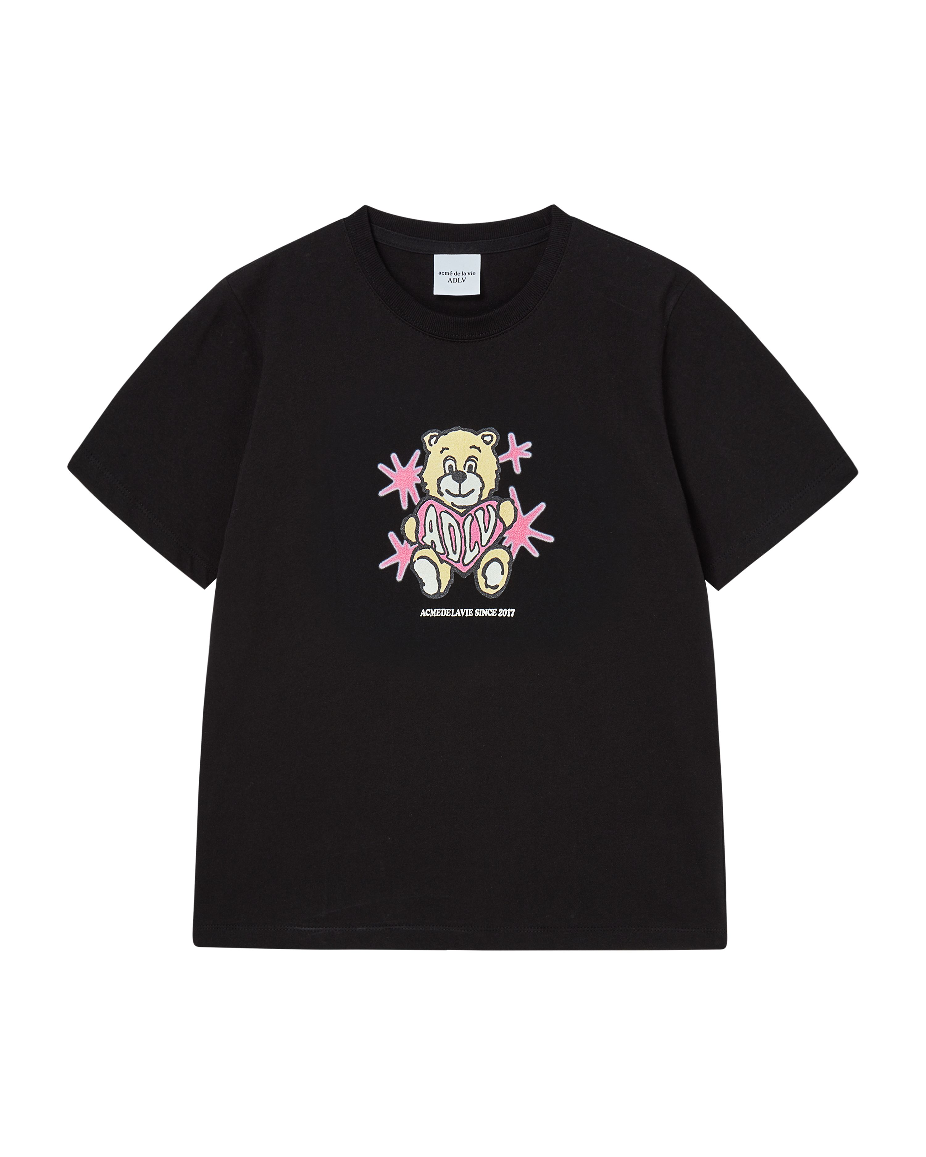 Áo Thun nữ AC Bear Heart Đen