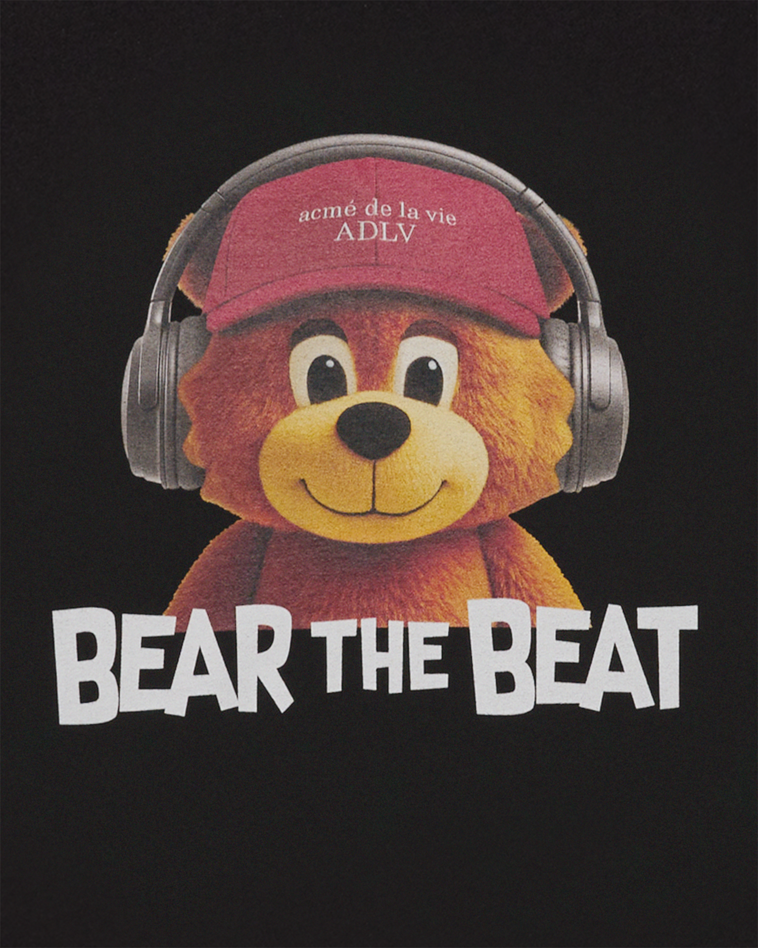 ADLV - Áo thun WOMAN HEADPHONE AC BEAR Đen