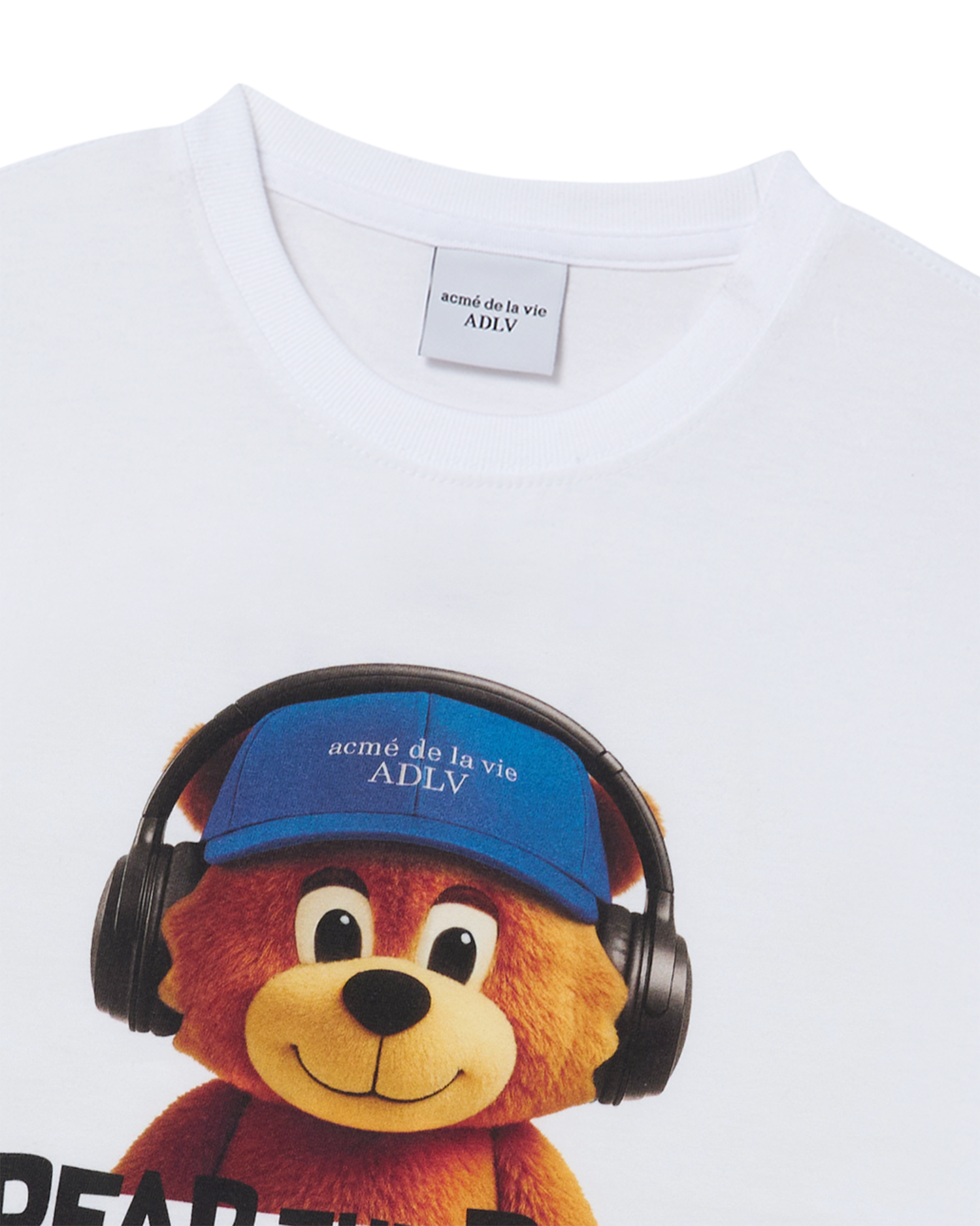 ADLV - Áo thun WOMAN HEADPHONE AC BEAR Trắng