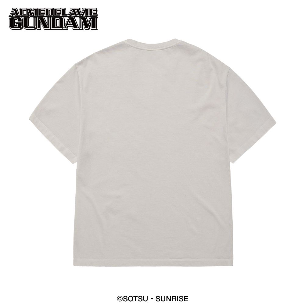 ADLV - Áo Thun MOBILE SUIT GUNDAM Operation V Pigment Washing Xám