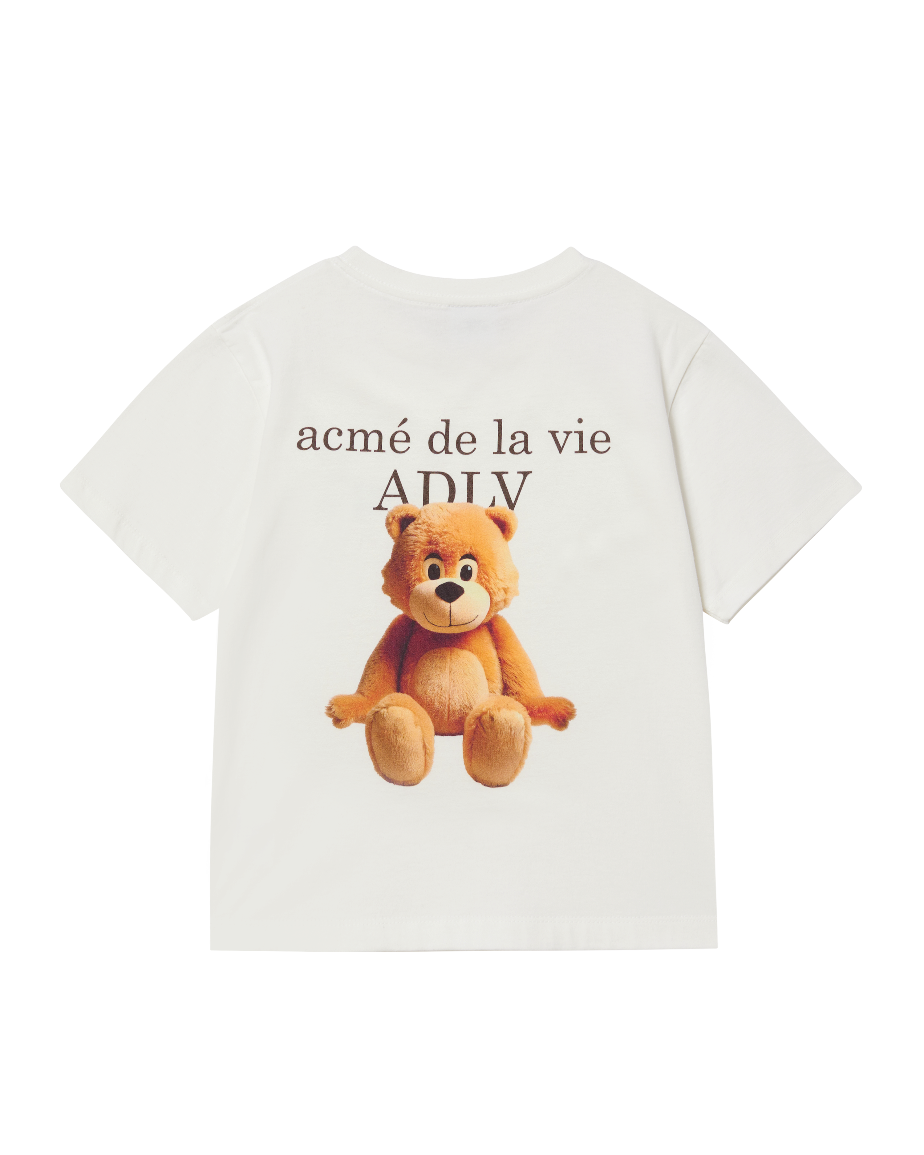 ADLV - [KIDS] Áo Thun AC Bear Basic Logo Kem