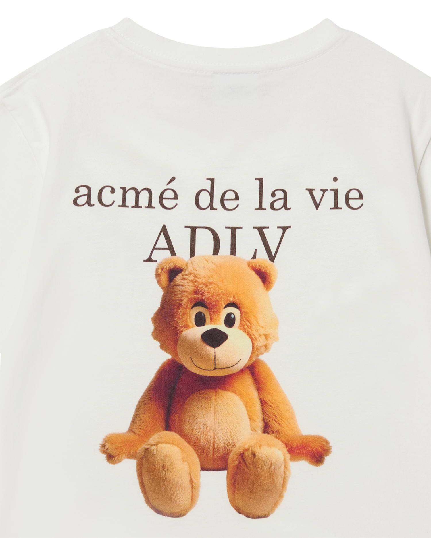 ADLV - [KIDS] Áo Thun AC Bear Basic Logo Kem