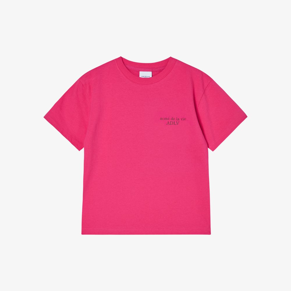 ADLV - [KIDS] Áo Thun AC Bear Basic Logo Hồng