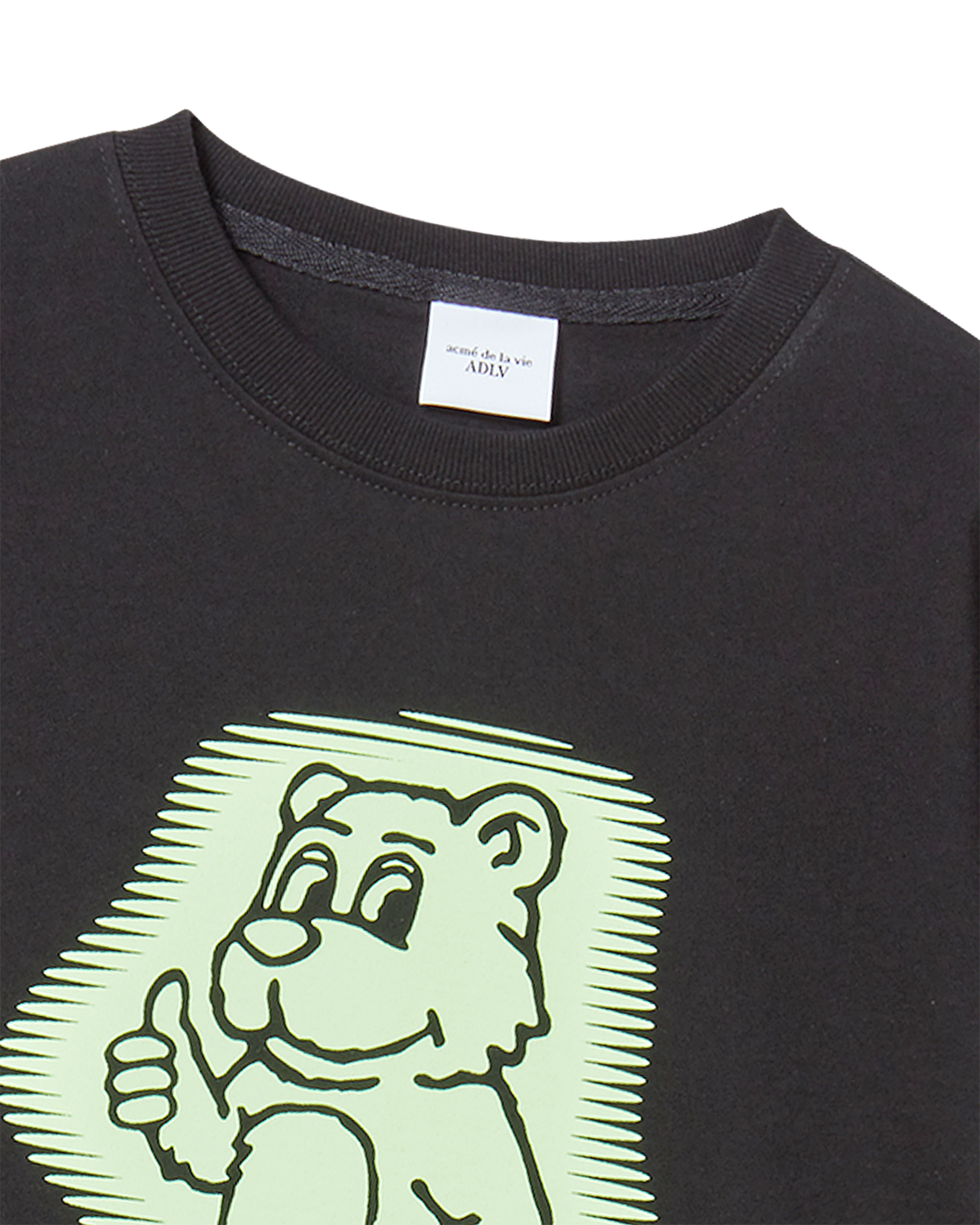 ADLV - [KIDS] Áo Thun AC Bear Neon Đen