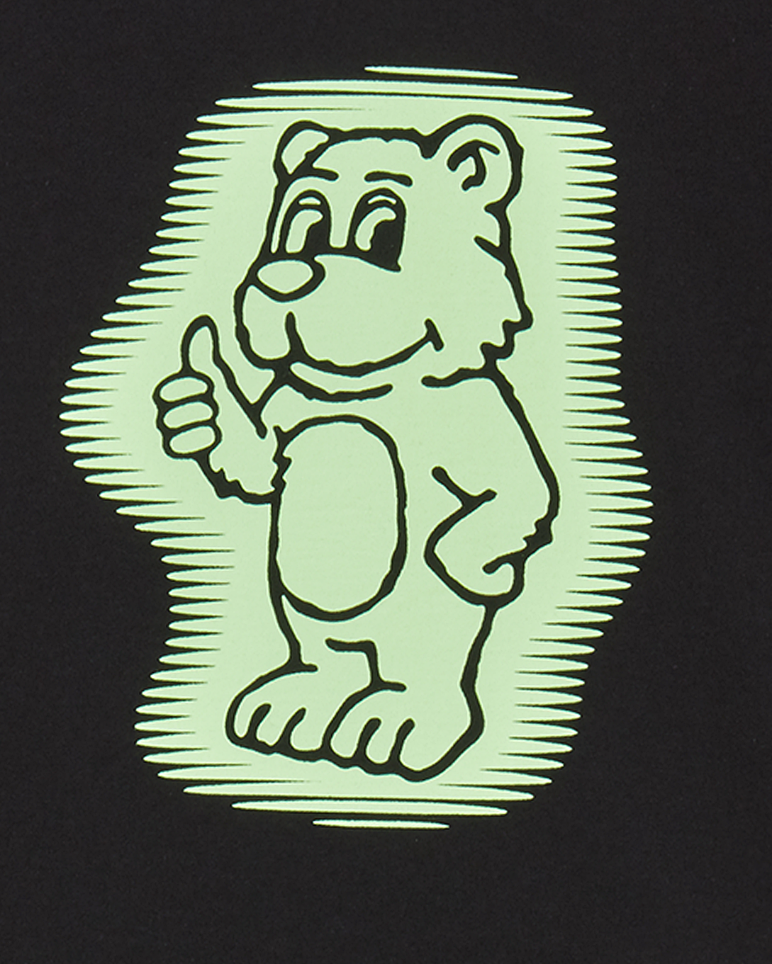 ADLV - [KIDS] Áo Thun AC Bear Neon Đen