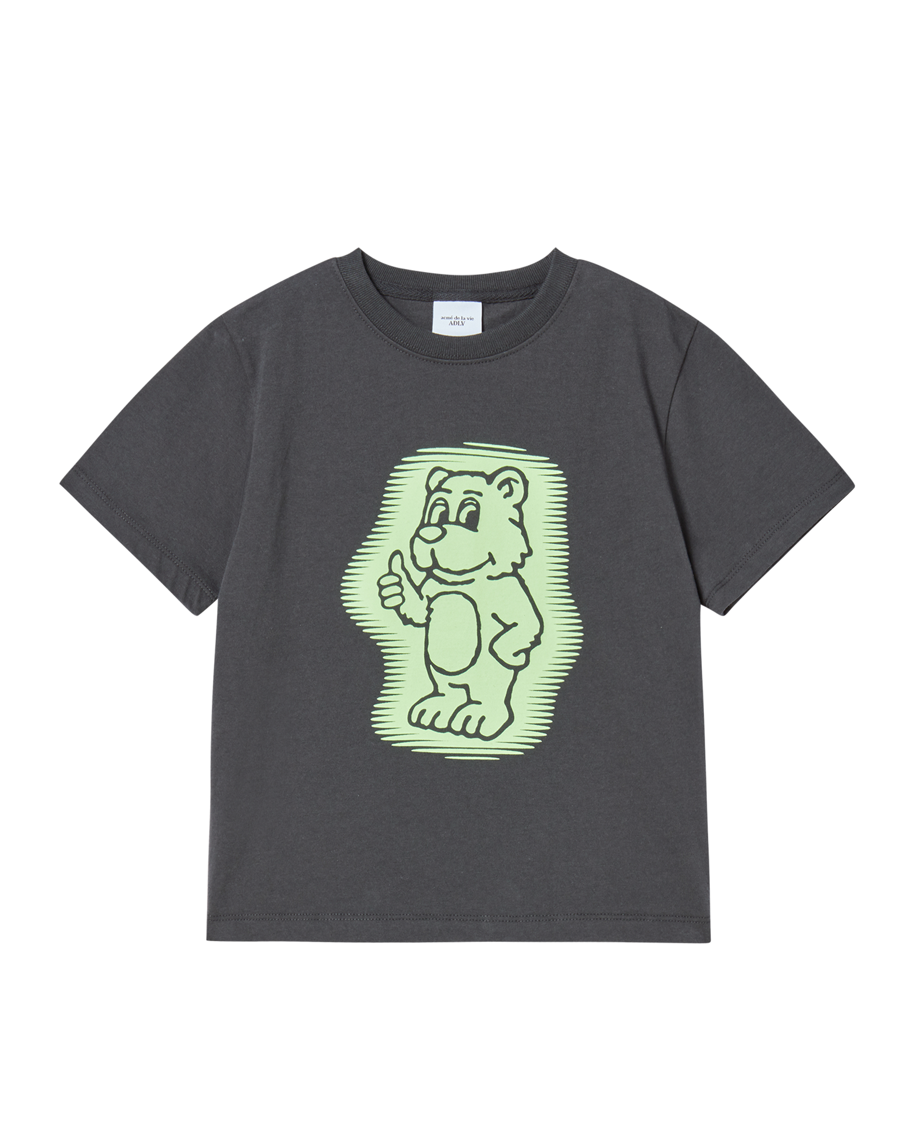 ADLV - [KIDS] Áo Thun AC Bear Neon Than chì