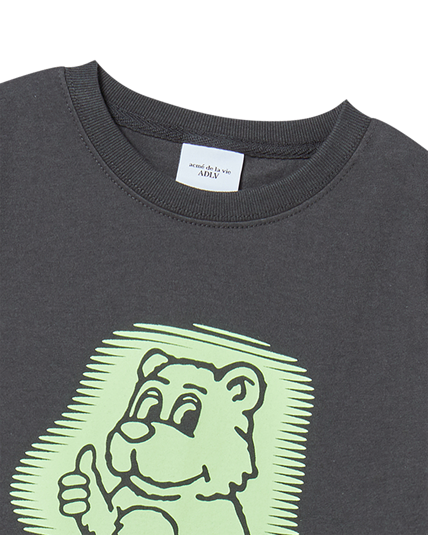 ADLV - [KIDS] Áo Thun AC Bear Neon Than chì