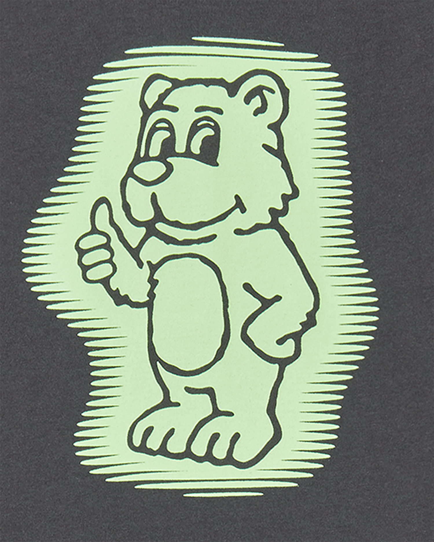 ADLV - [KIDS] Áo Thun AC Bear Neon Than chì