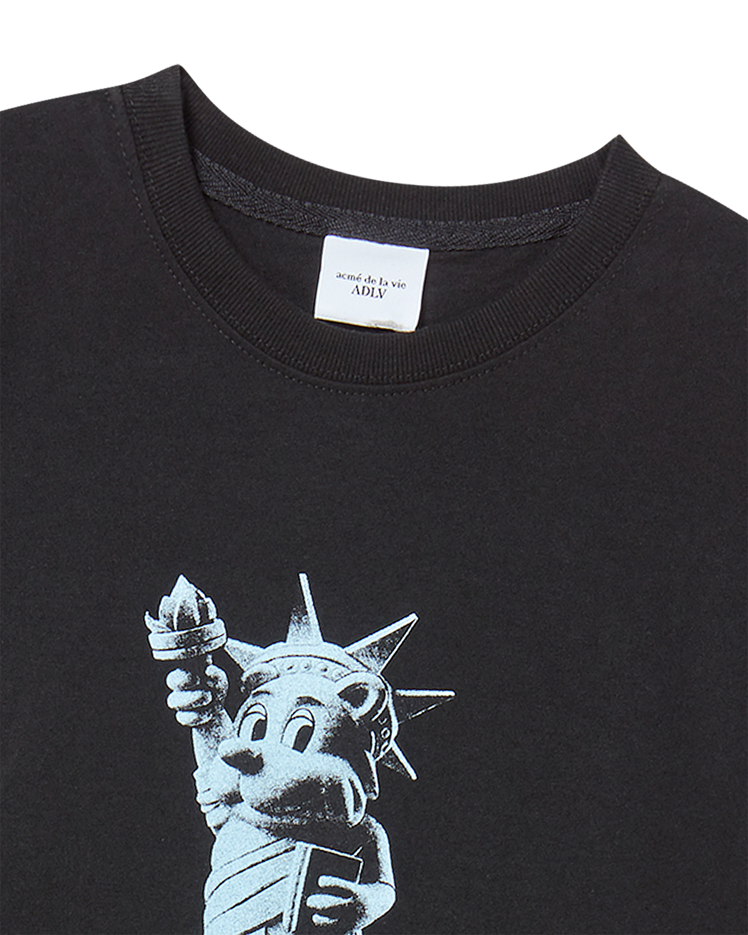 ADLV - [KIDS] Áo Thun AC Bear Statue Of Liberty Đen