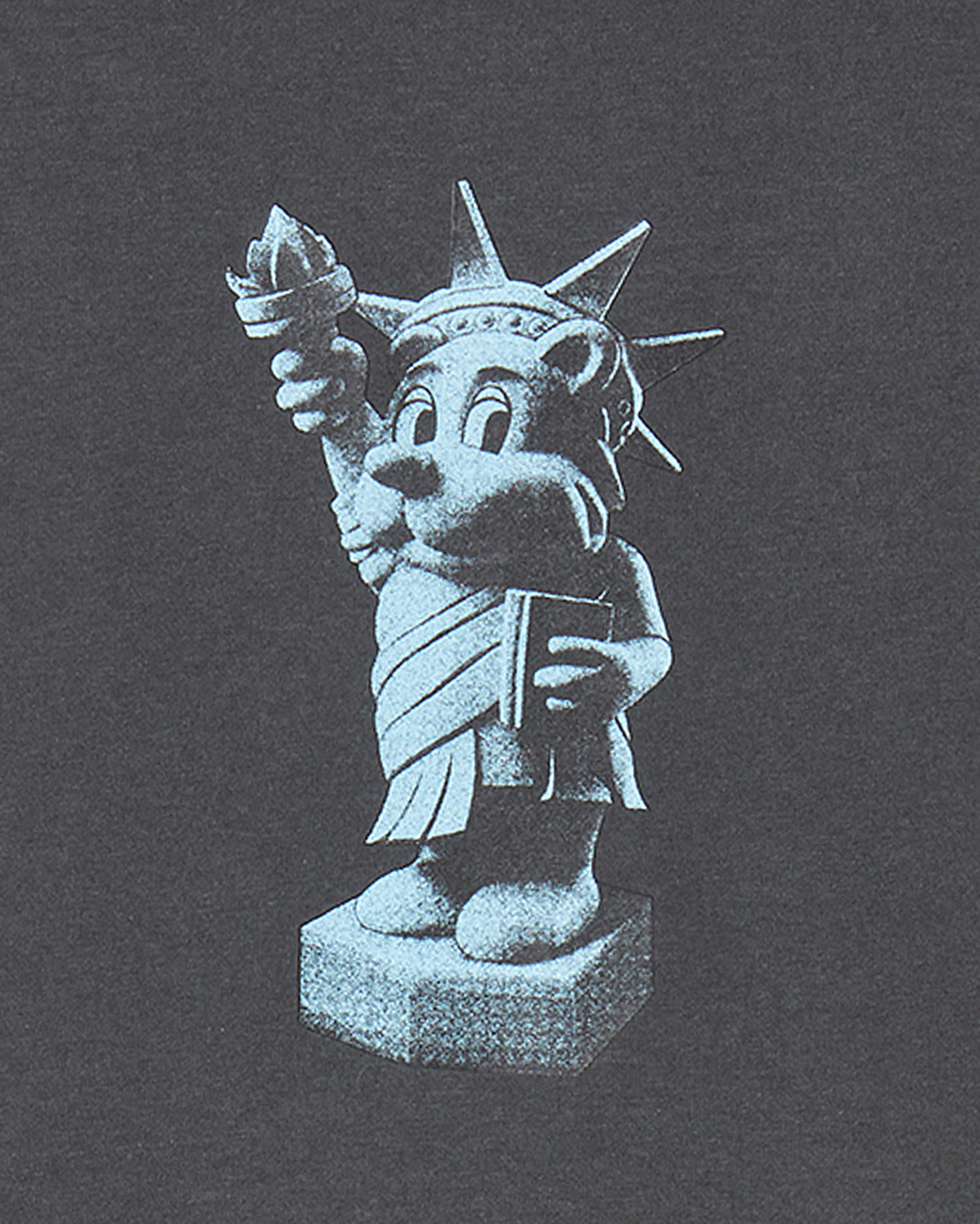 ADLV - [KIDS] Áo Thun AC Bear Statue Of Liberty Than chì