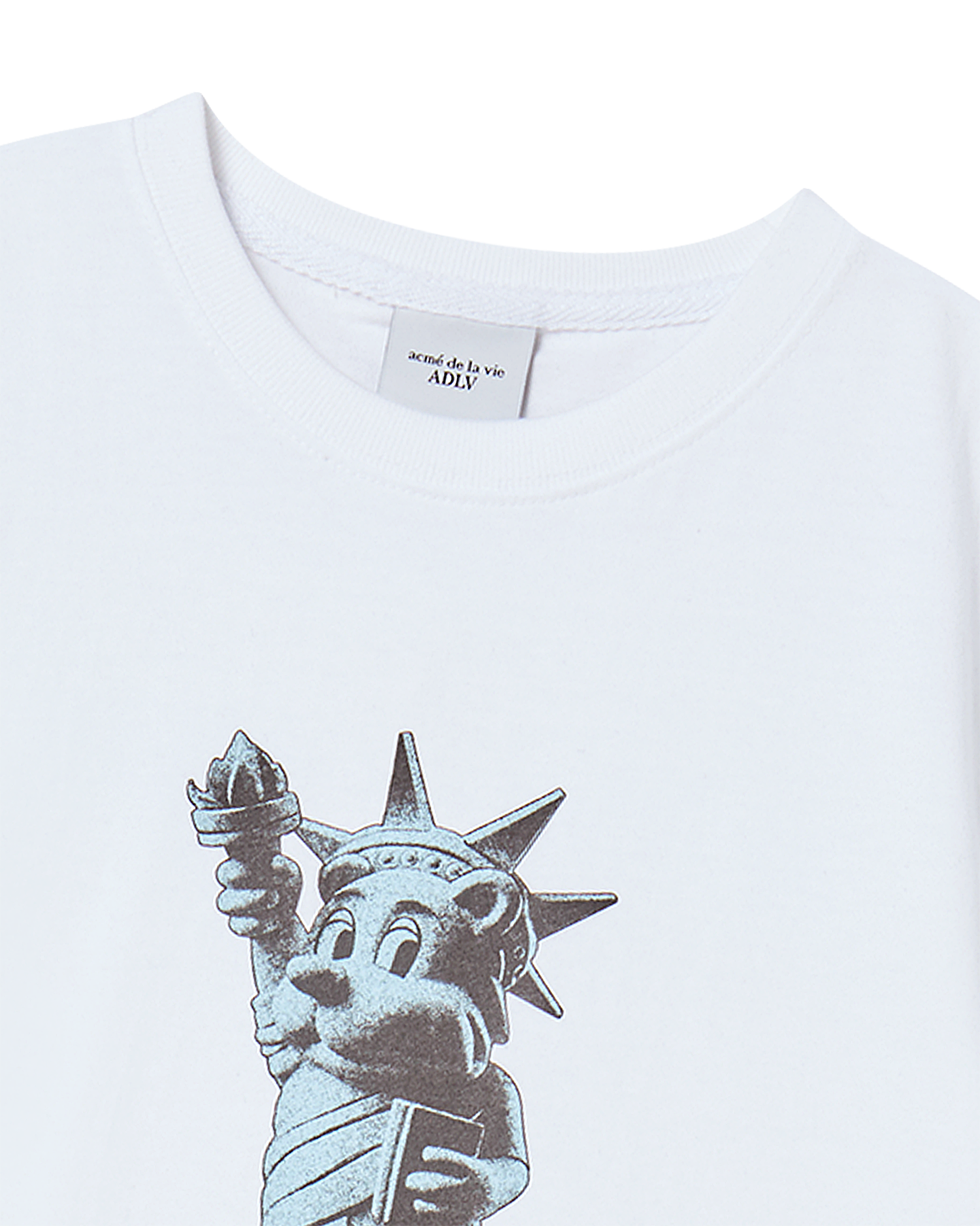 ADLV - [KIDS] Áo Thun AC Bear Statue Of Liberty Trắng