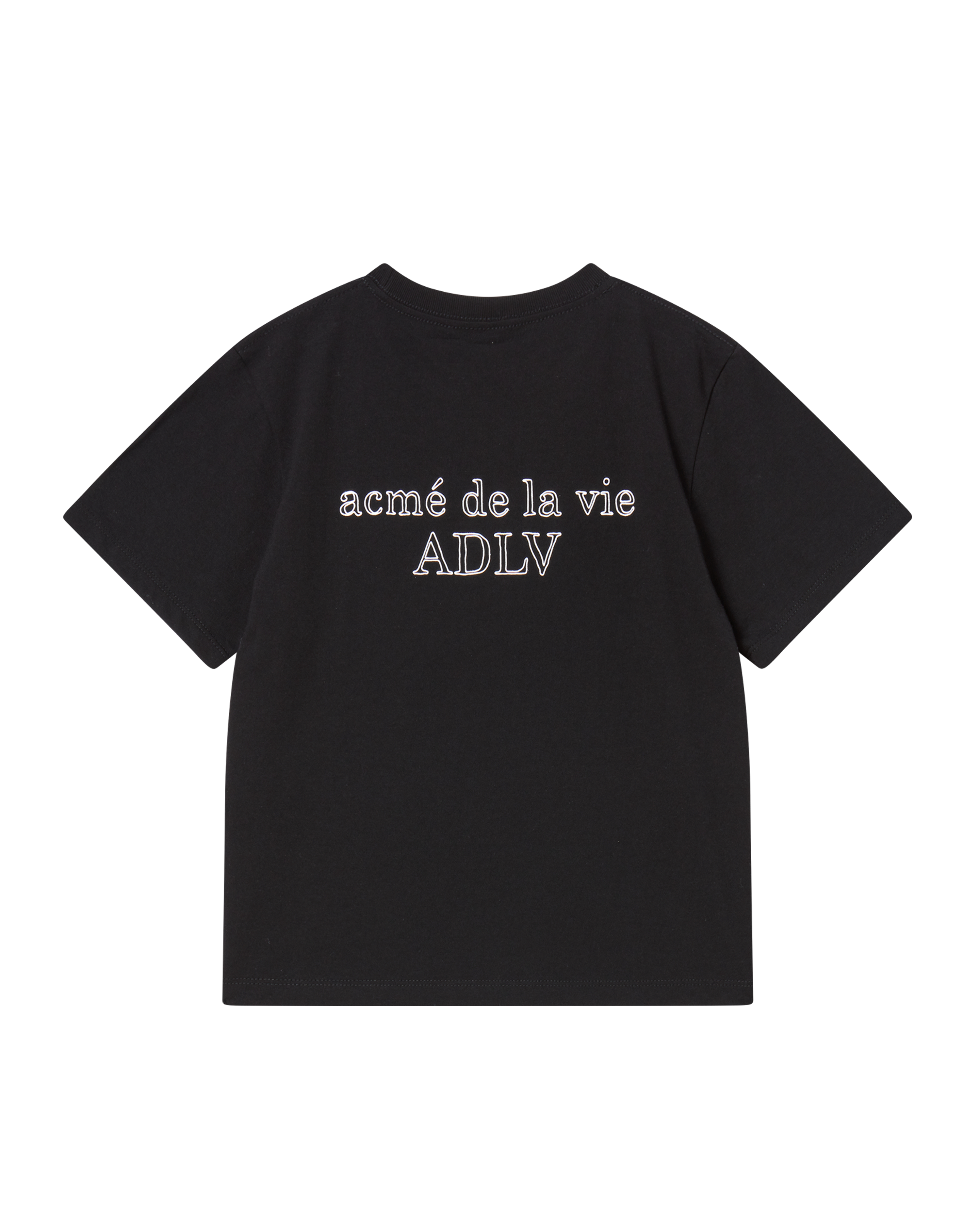 ADLV - [KIDS] Áo Thun Border Line Basic Logo Đen