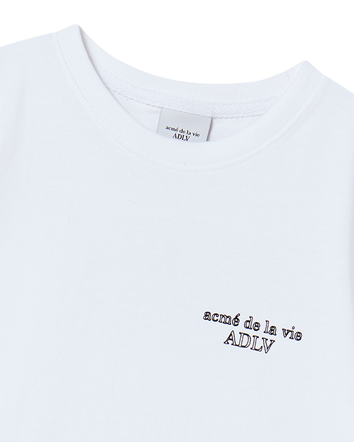 [KIDS] Áo Thun Border Line Basic Logo Trắng