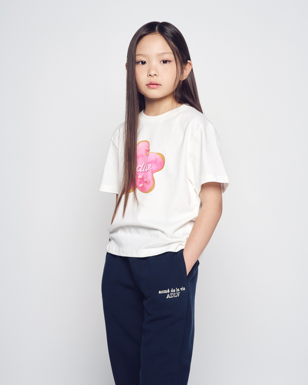 ADLV - [KIDS] Áo thun Star Doughnut Kem