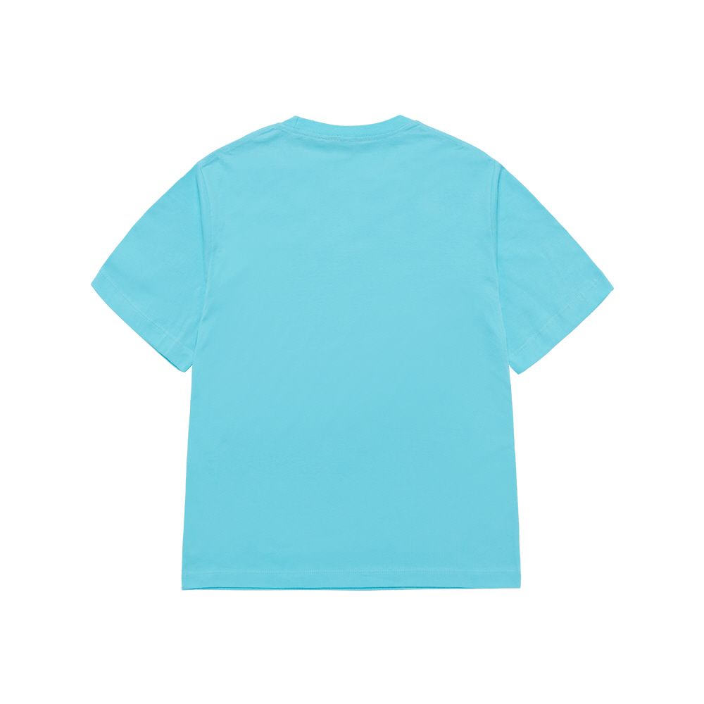 ADLV - Áo thun Embo Basic Logo Xanh da trời