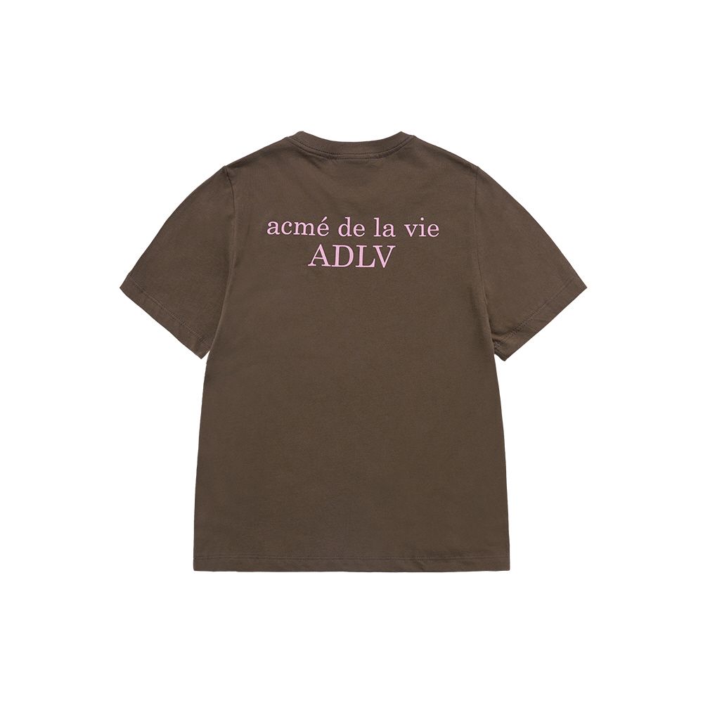 ADLV - Áo Thun nữ Classic Logo Ca cao