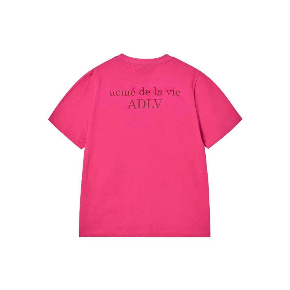 ADLV - Áo thun nữ Classic Logo Hồng
