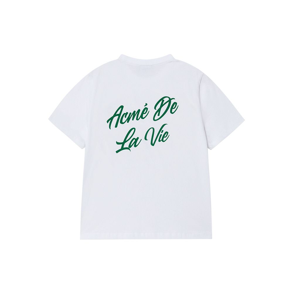 ADLV - Áo thun nữ Script Logo Printing Trắng