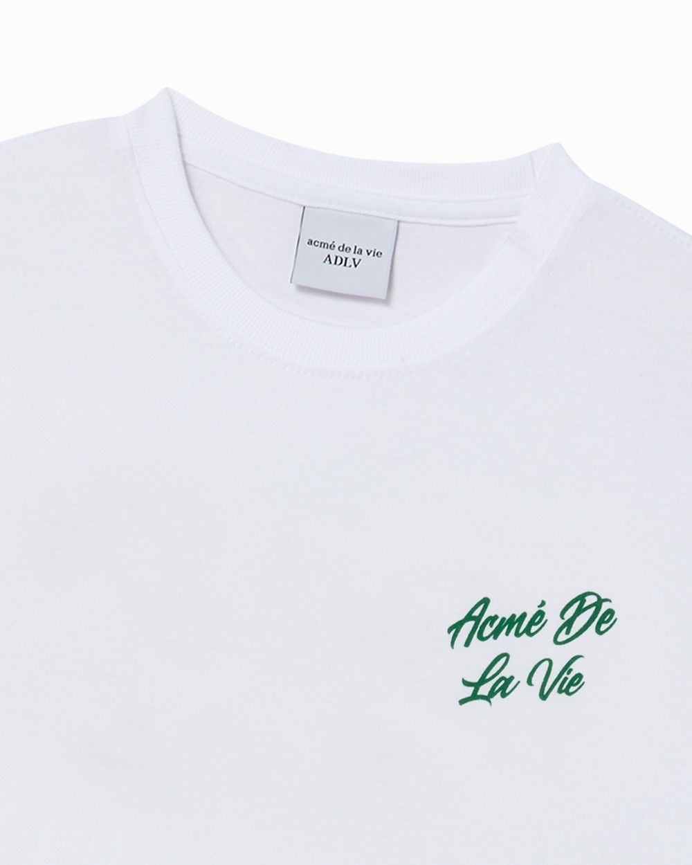 ADLV - Áo thun nữ Script Logo Printing Trắng