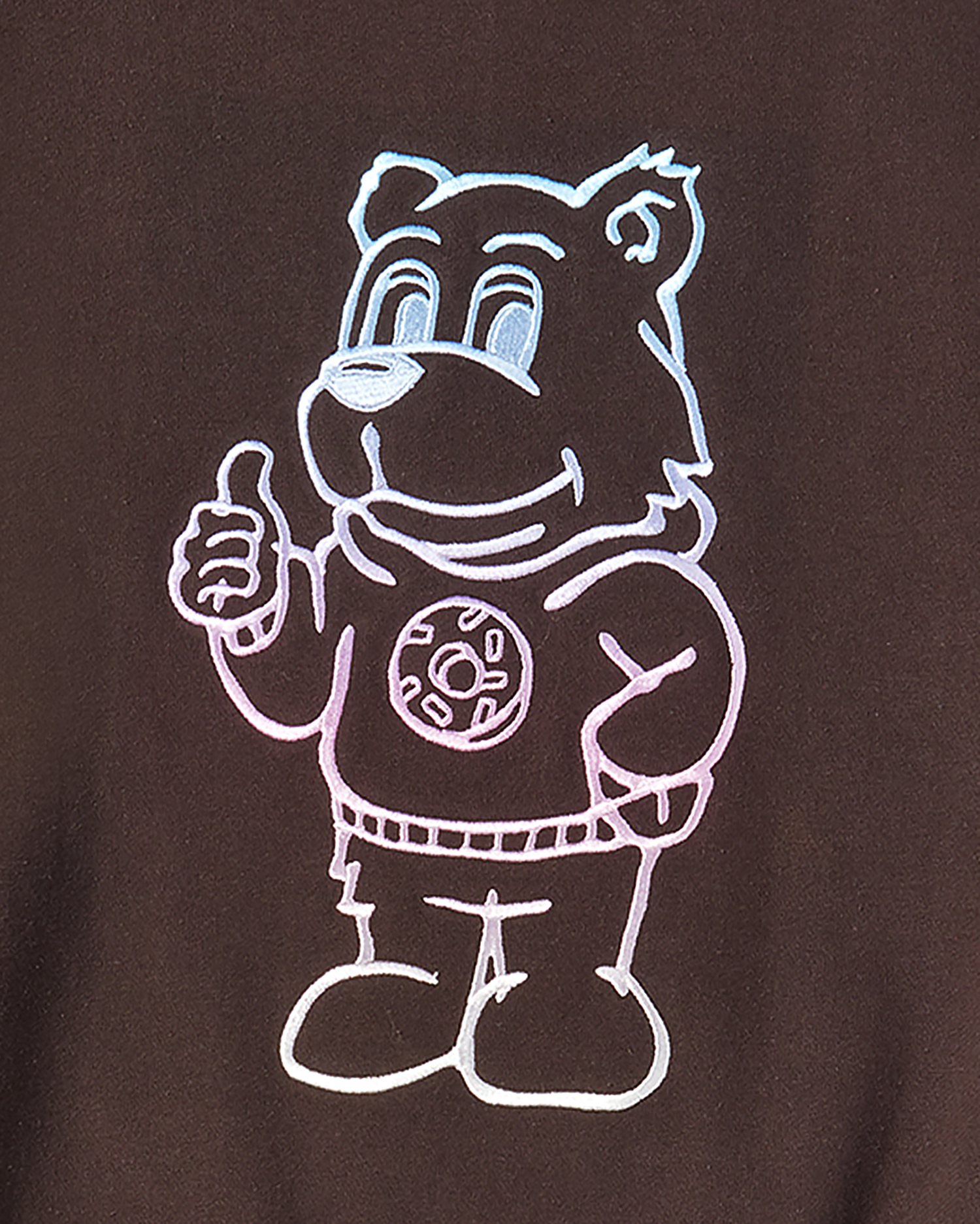 ADLV - Áo Nỉ AC Bear Gradation Nâu đậm
