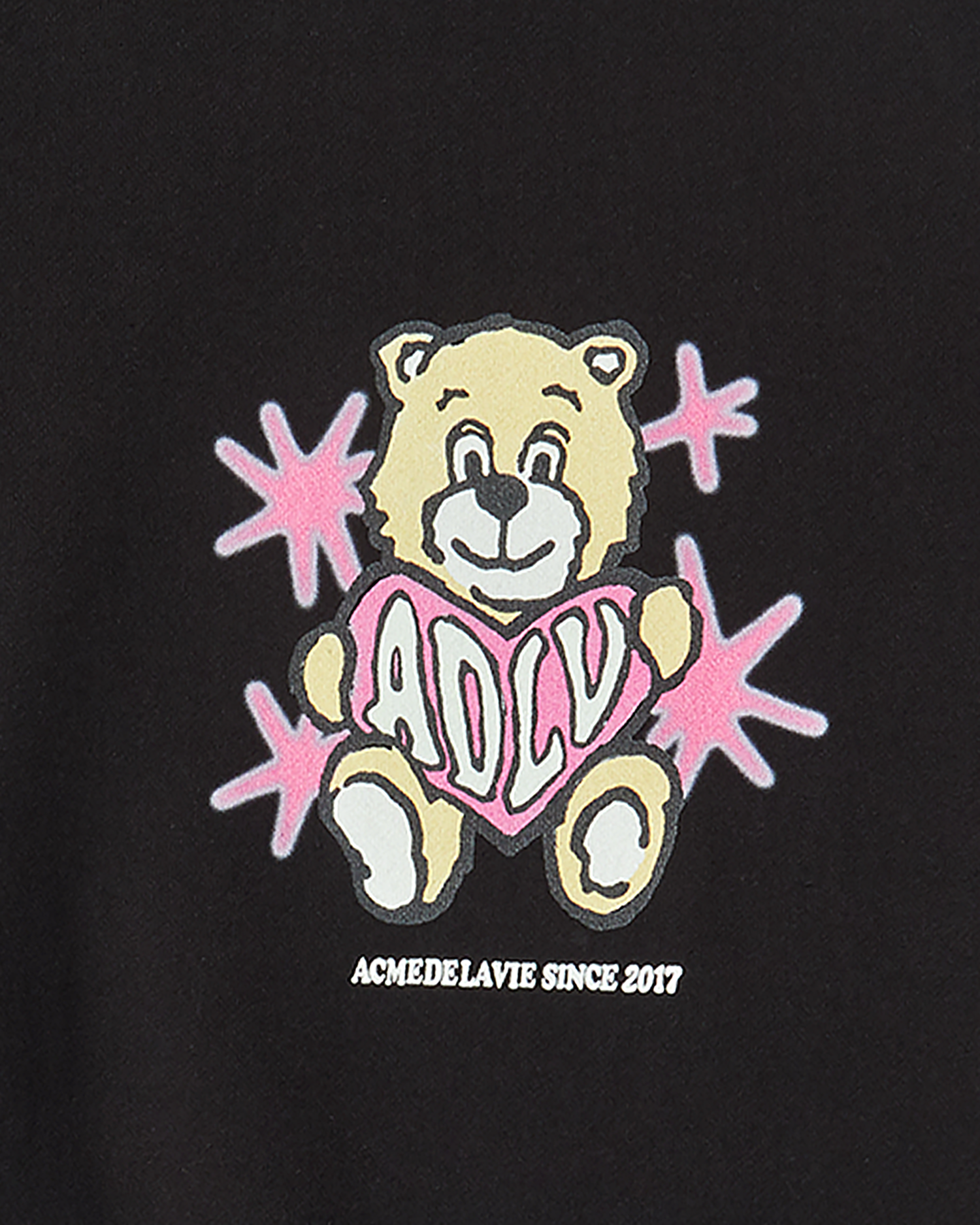 ADLV - Áo Nỉ nữ AC Bear Heart Đen
