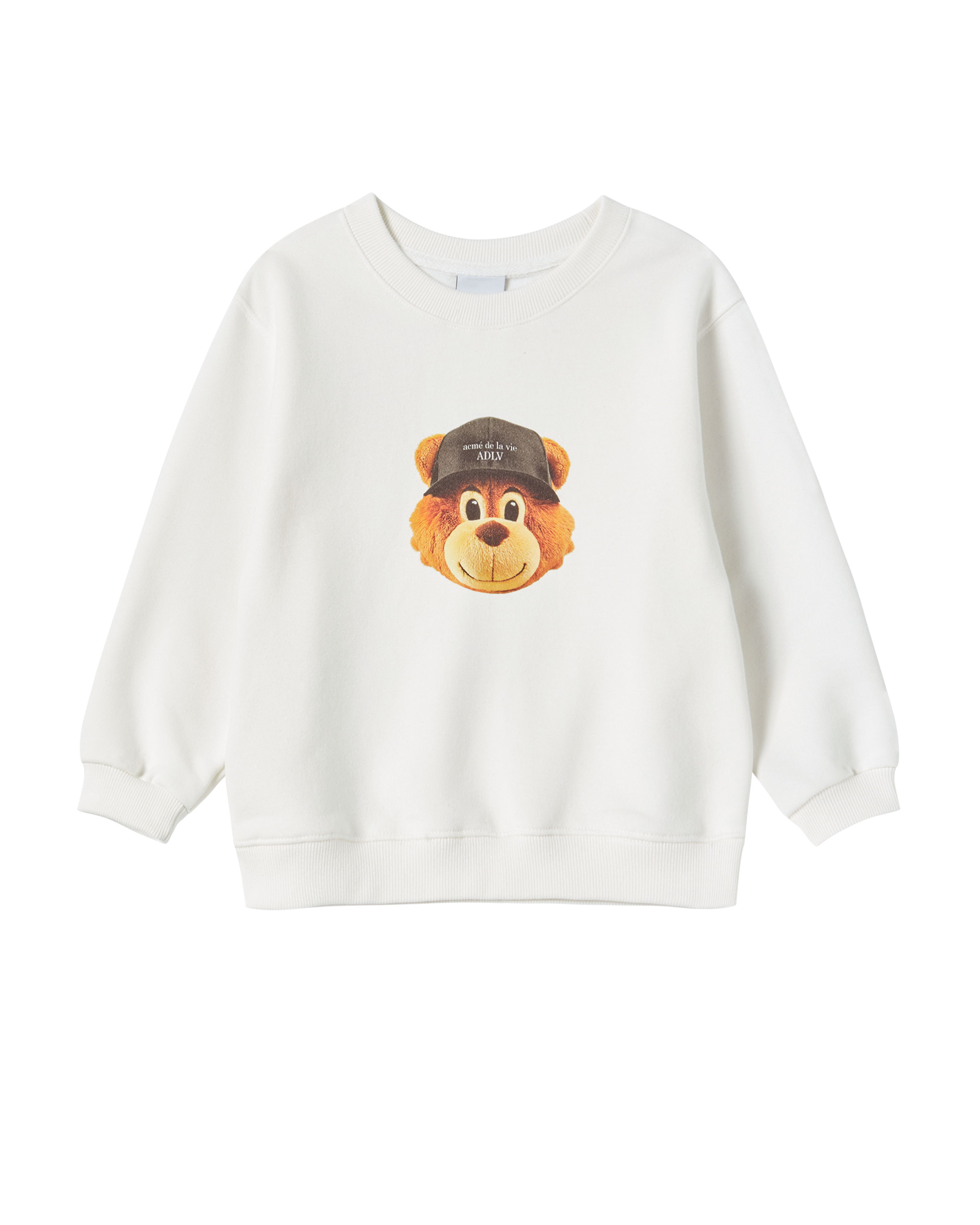 [KIDS] Áo Nỉ 3D AC Bear Face Kem
