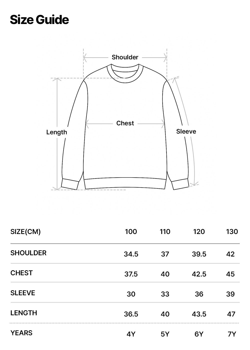 ADLV - [KIDS] Áo Nỉ AC Bear Basic Logo Kem