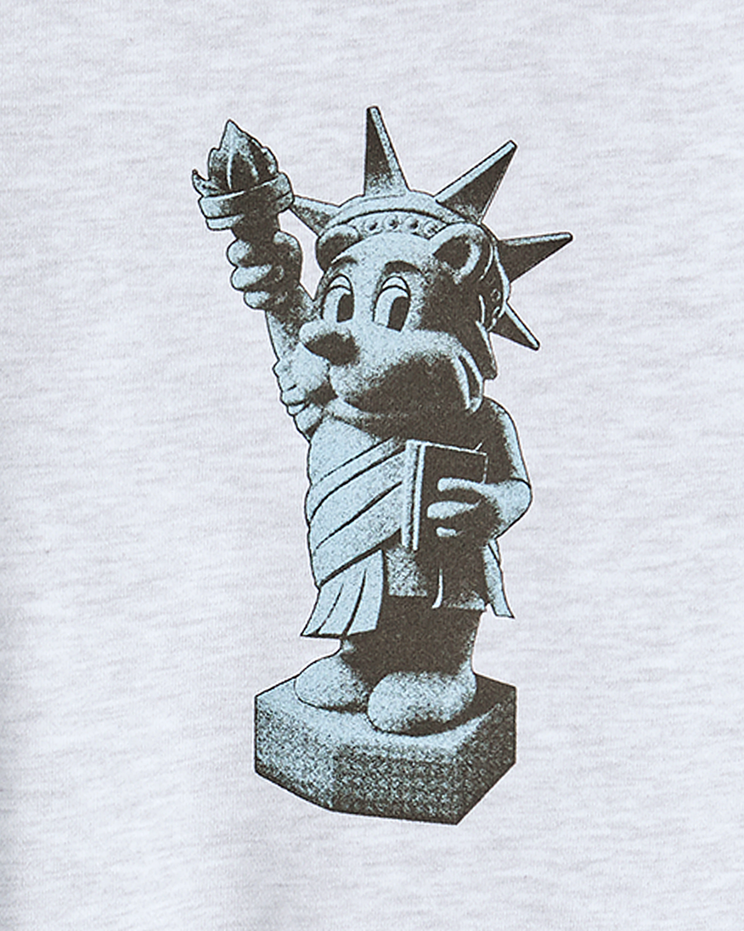 ADLV - [KIDS] Áo Nỉ AC Bear Statue Of Liberty Muối tiêu