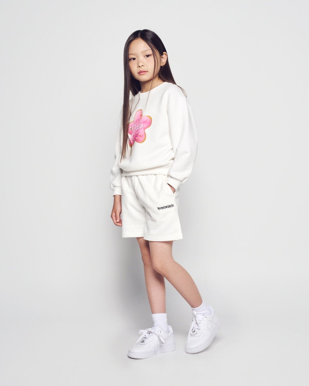 ADLV - [KIDS] Áo Nỉ Star Doughnut Kem