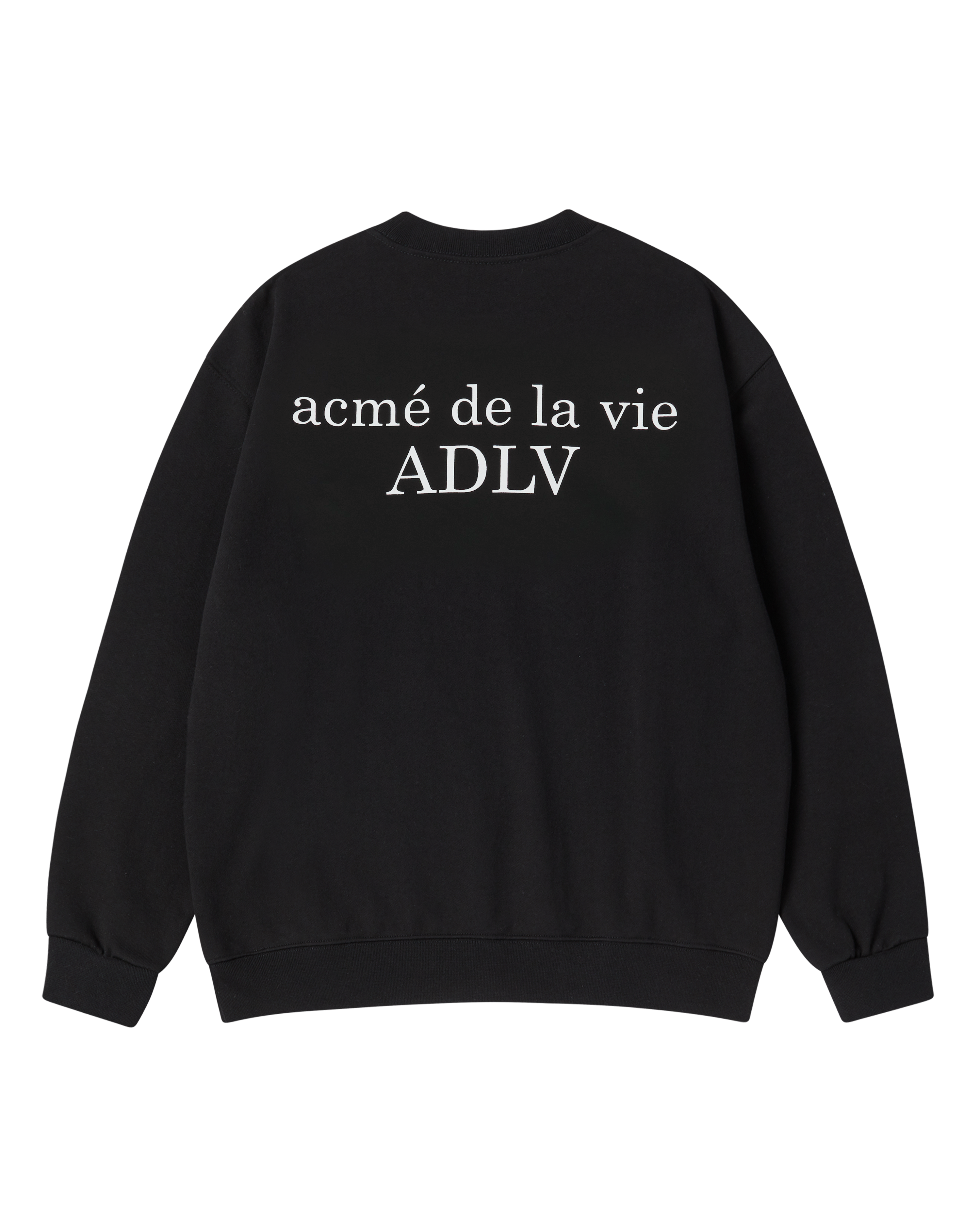 ADLV - Áo Nỉ Basic Logo Napping Đen