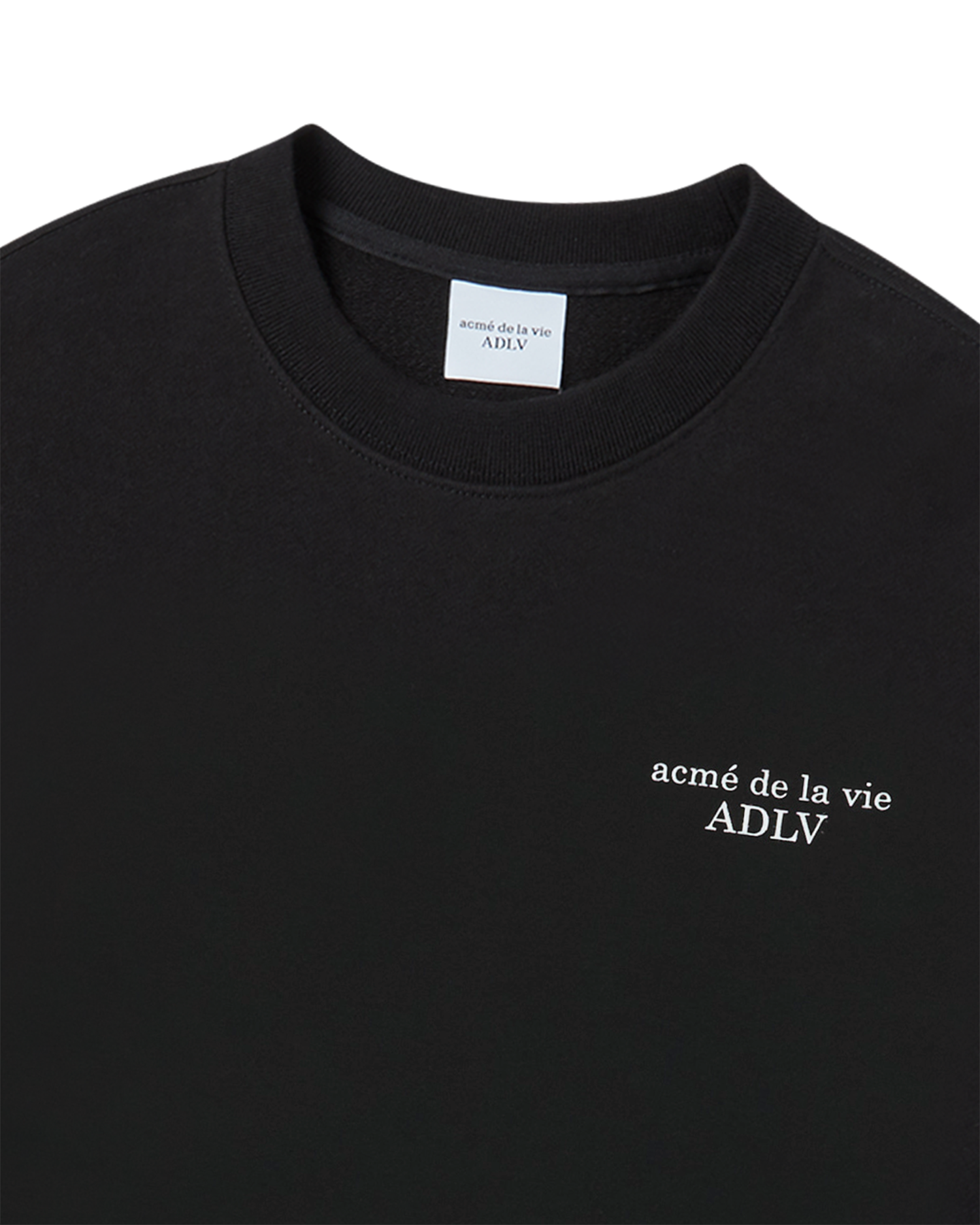 ADLV - Áo Nỉ Basic Logo Napping Đen