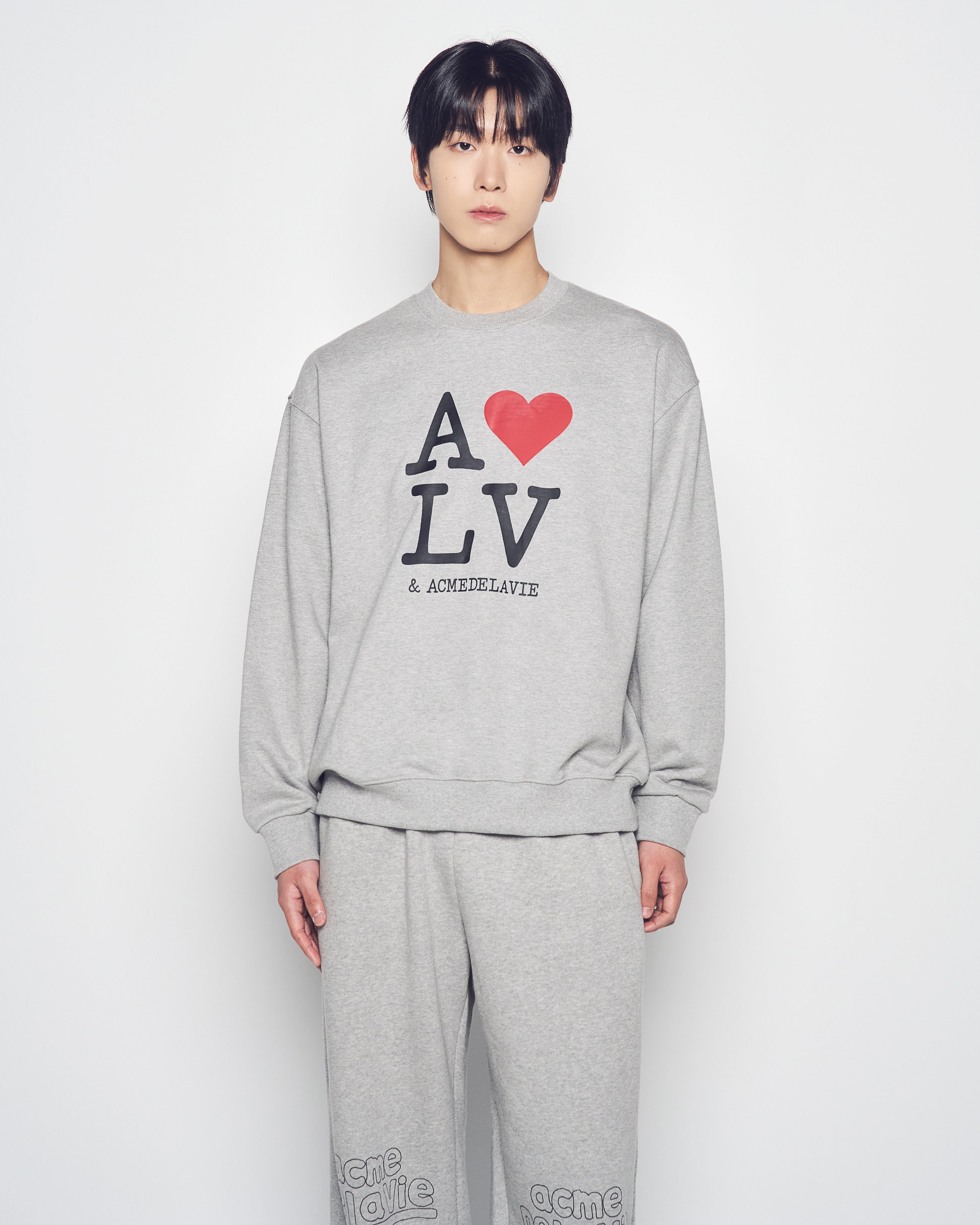 ADLV - Áo Nỉ Love ADLV Muối tiêu