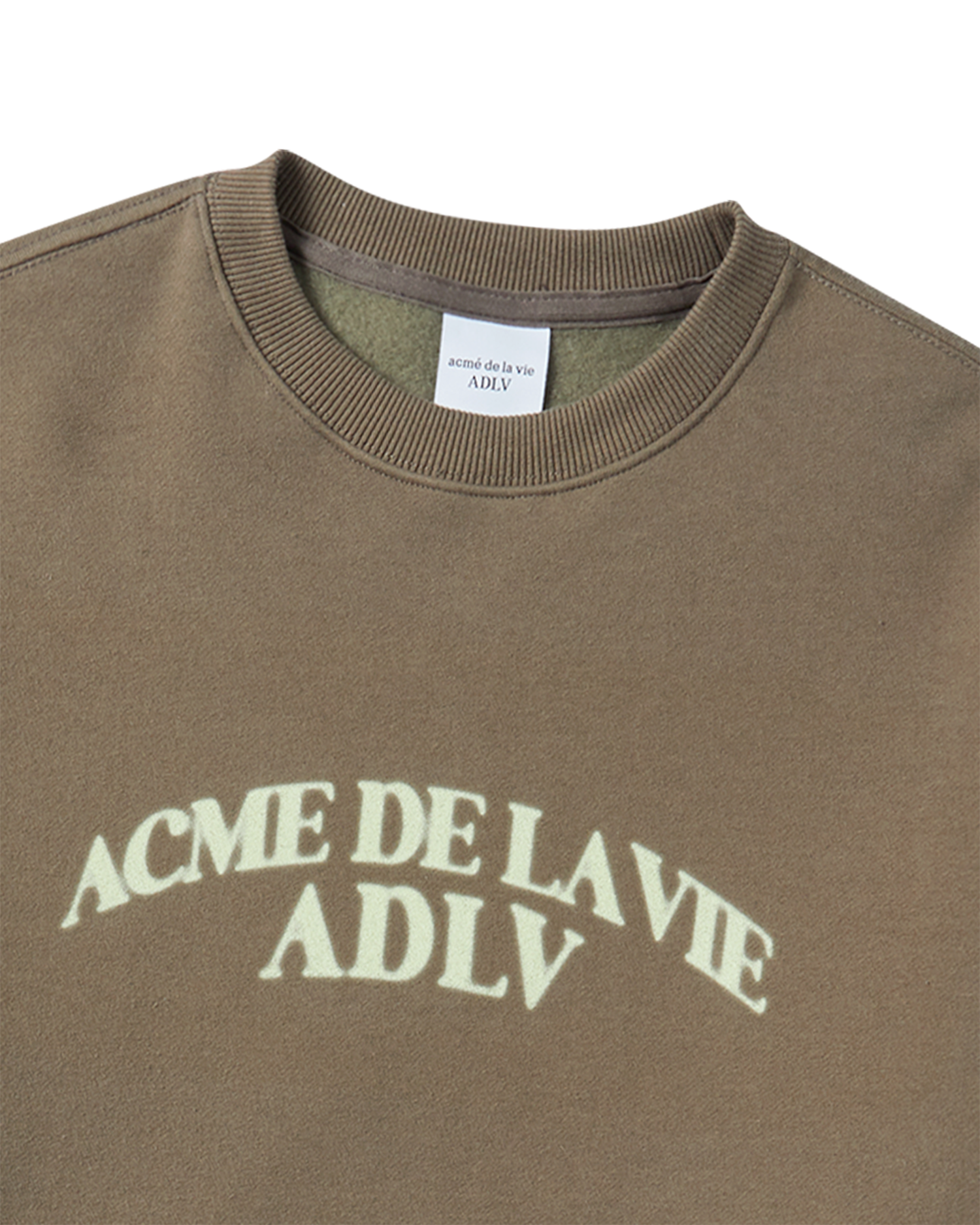 ADLV - Áo Nỉ nữ Arch Shaped Logo Napping Ca cao