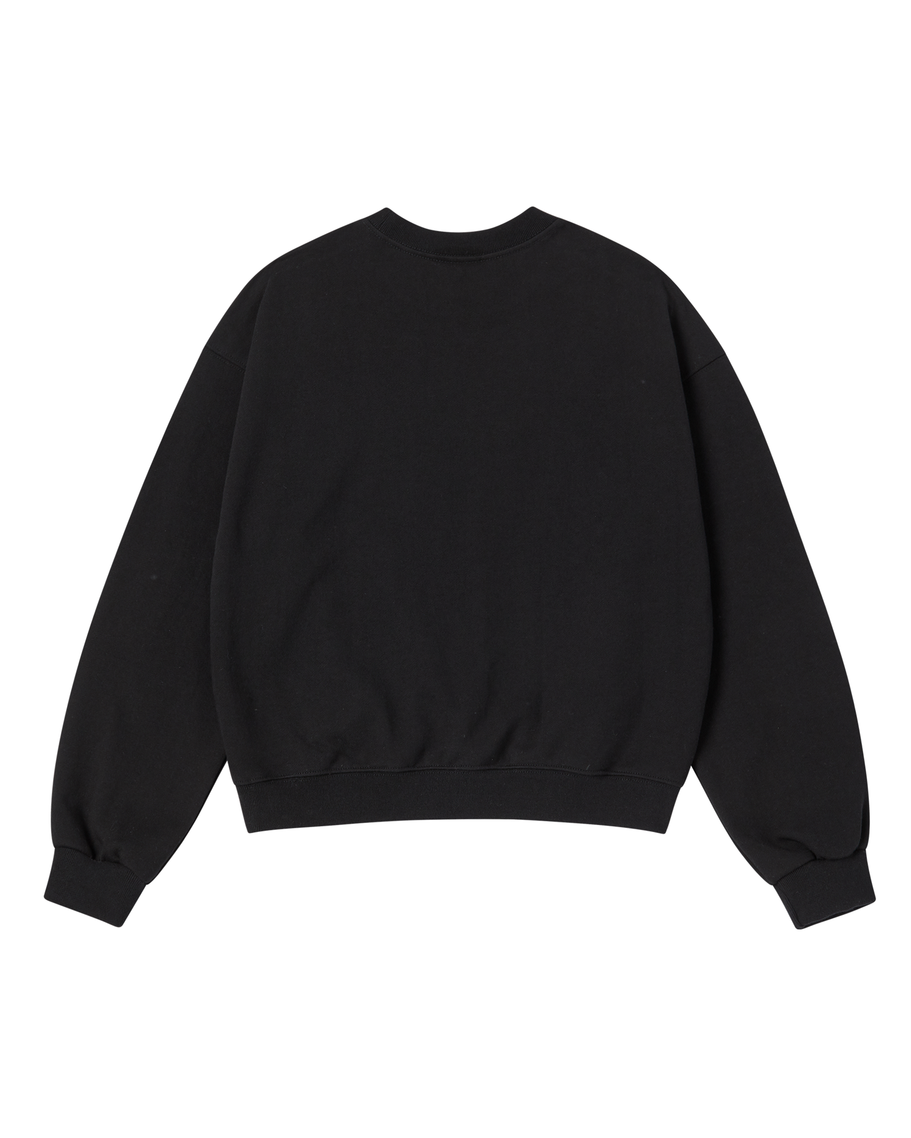 ADLV - Áo Nỉ nữ crop Palette Lettering Đen