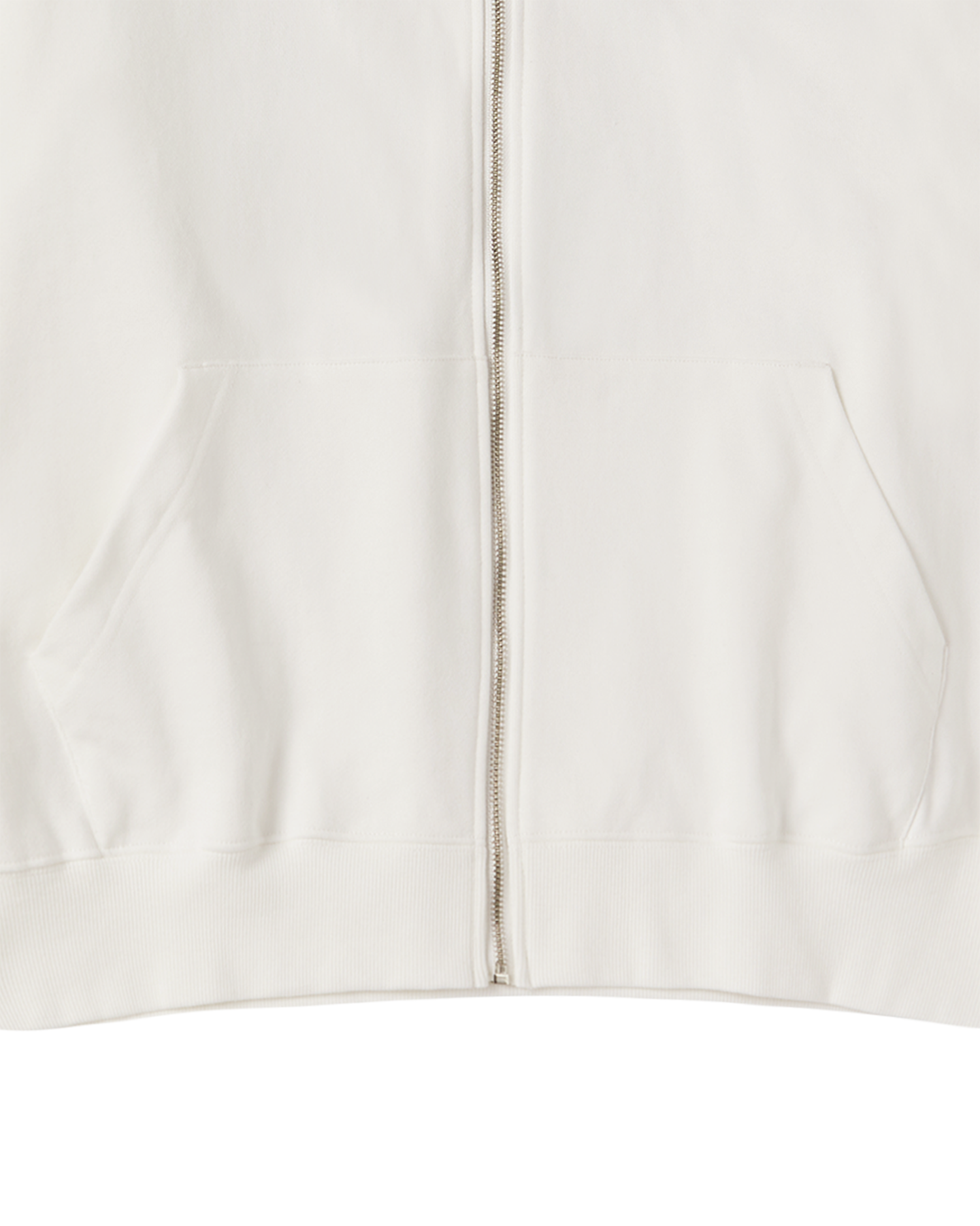 ADLV - Áo Hoodie kéo khóa AC Bear Basic Logo Kem